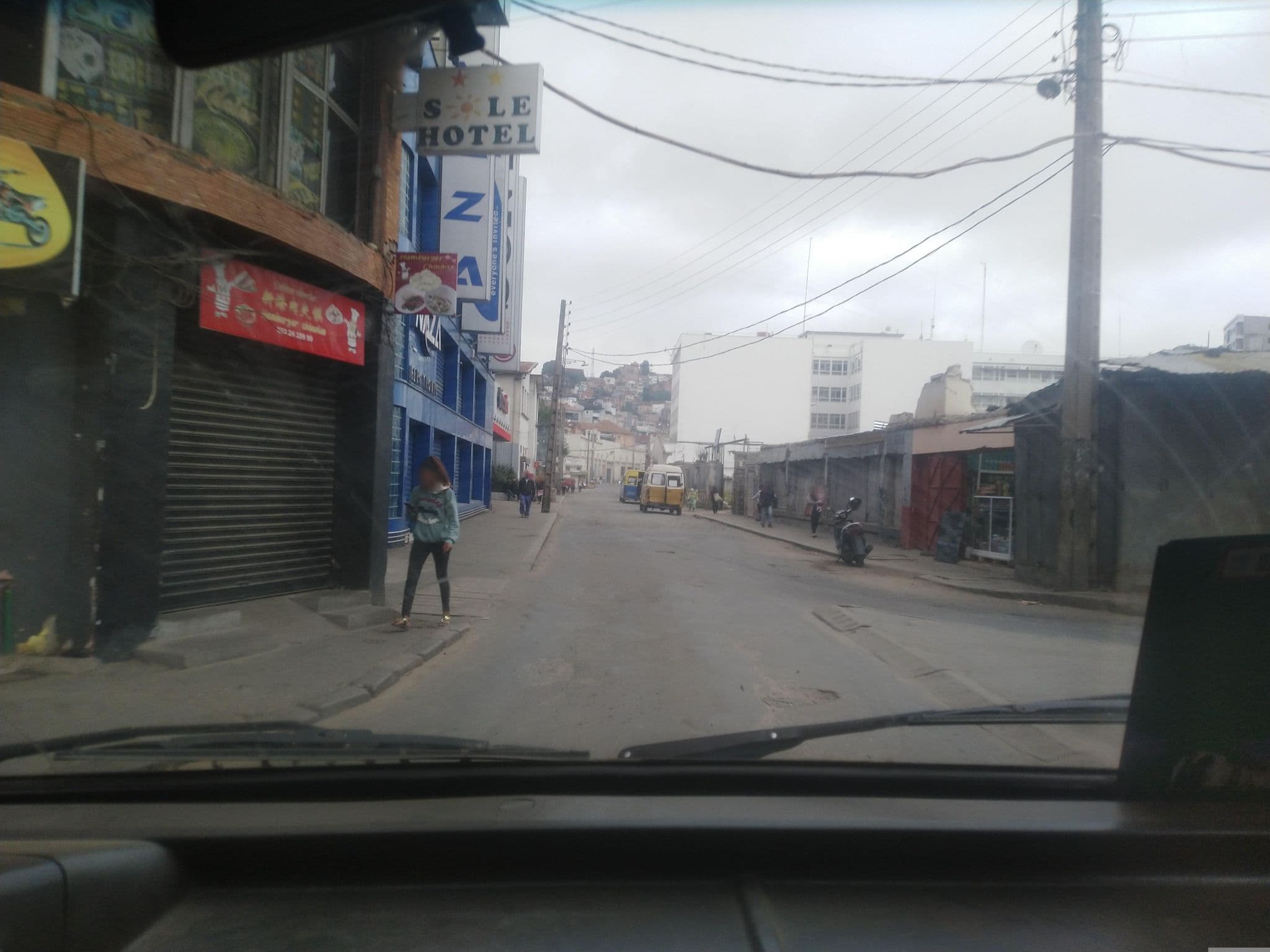 Street view near Sole Hotel, Antananarivo — © RatsimbazafyEloi (CC BY-SA · Mapillary)