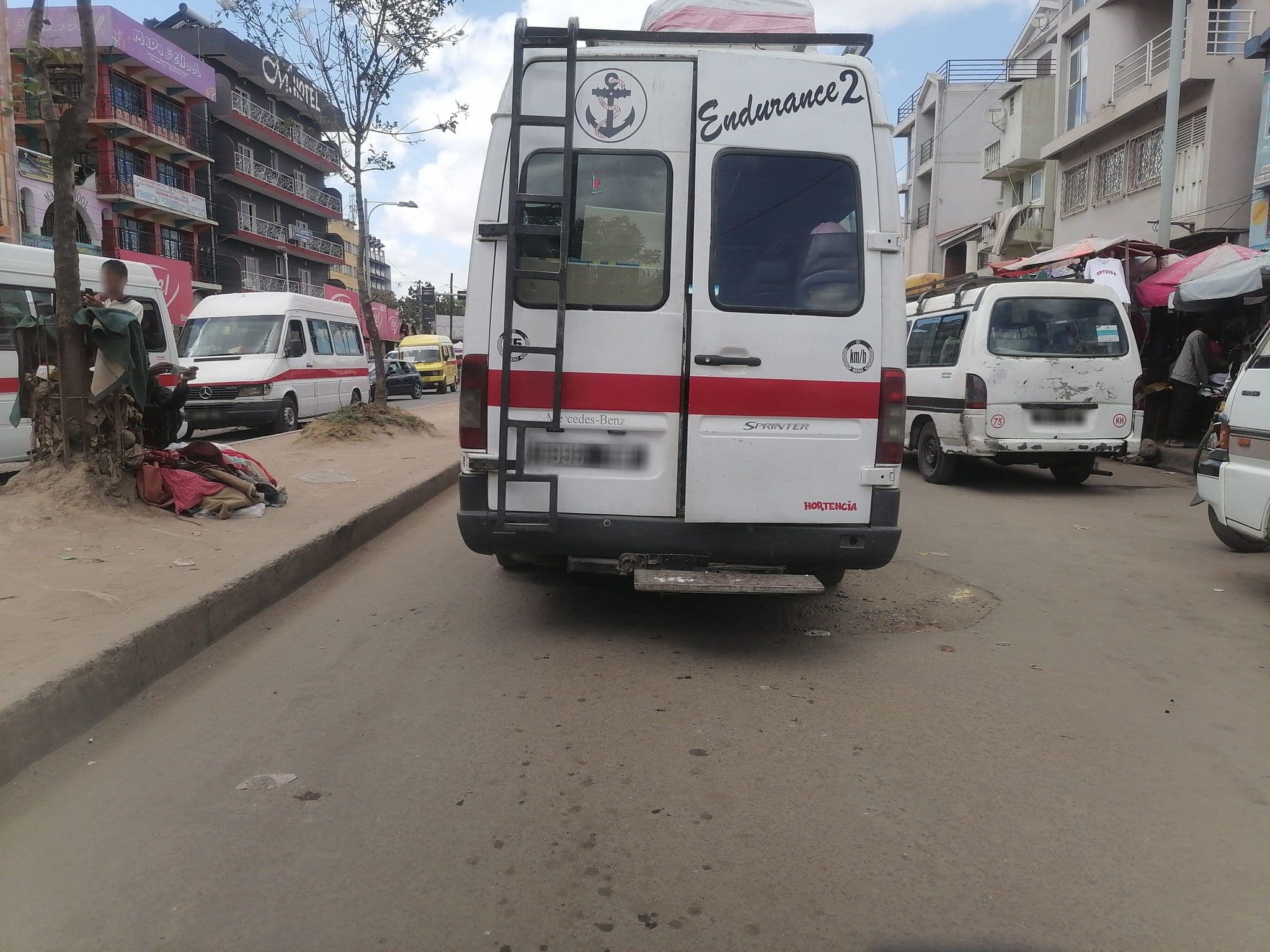Street view near Mada Hotel, Antananarivo