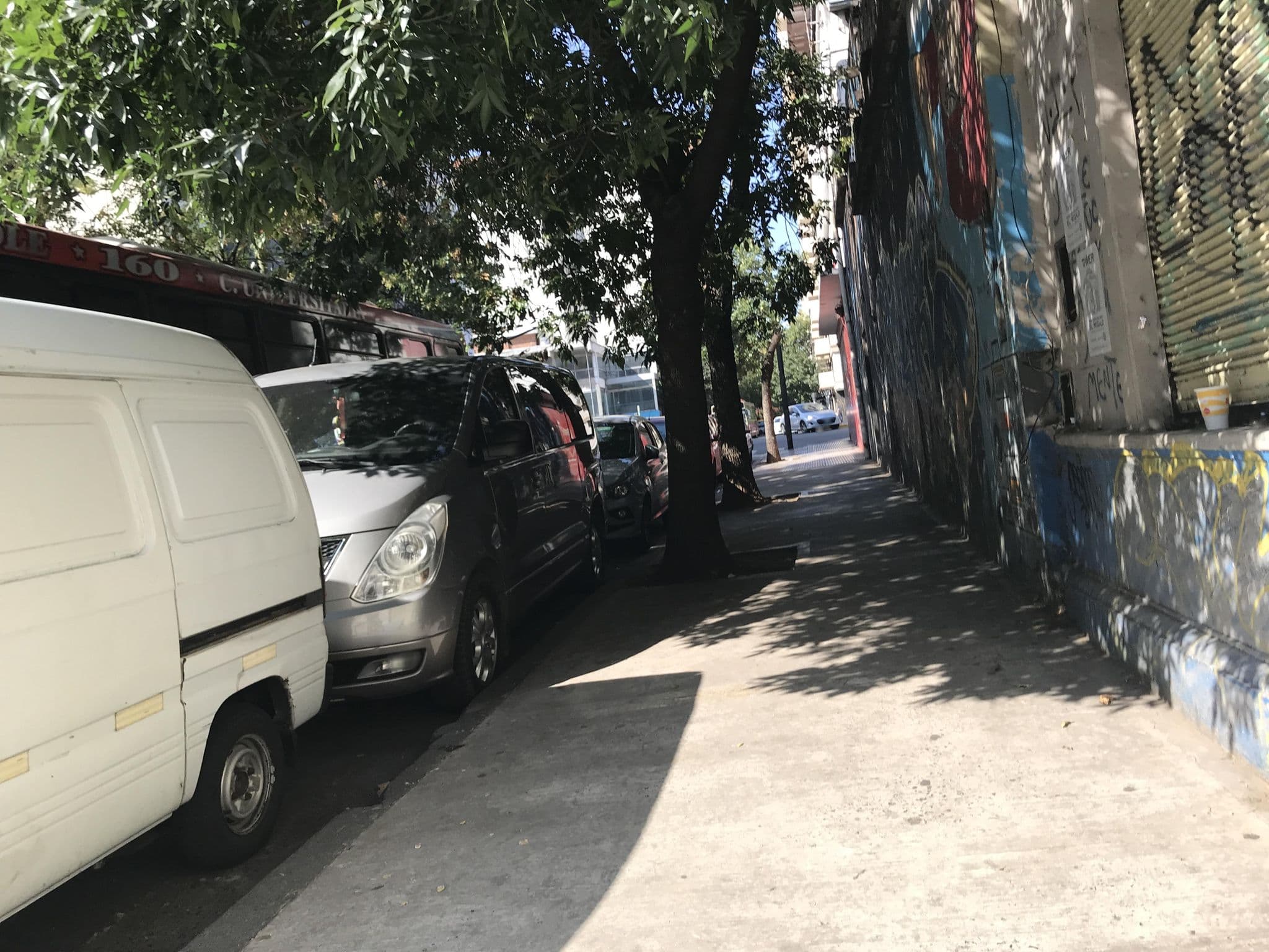 Street view near Hotel Aries, Balvanera