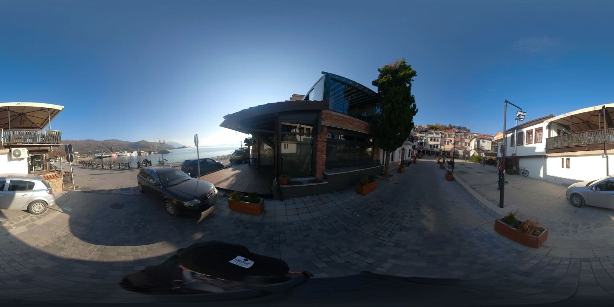 Street view near Villa Harmony, Ohrid — © akyrkou (CC BY-SA · Mapillary)
