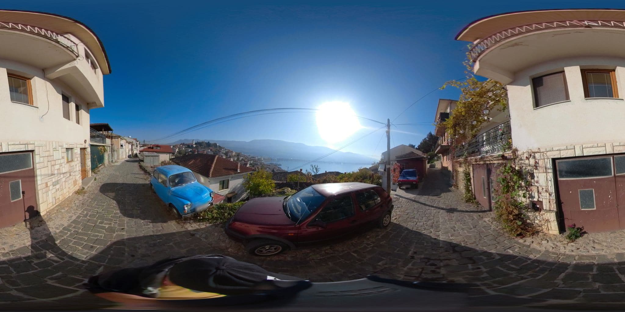 Street view near Villa Ohrid, Ohrid — © akyrkou (CC BY-SA · Mapillary)