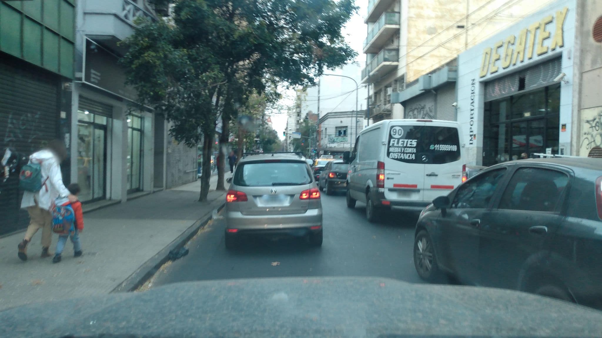 Street view near Hotel Central, Balvanera