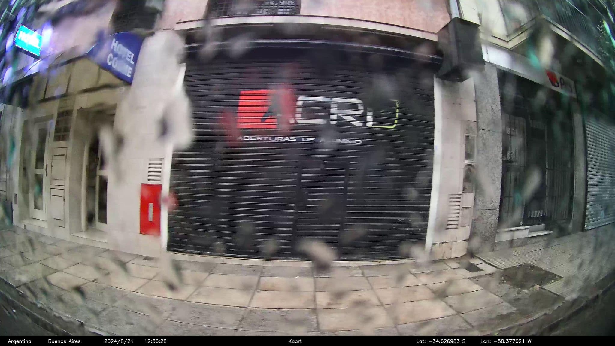 Street view near Hotel Cosme, Buenos Aires