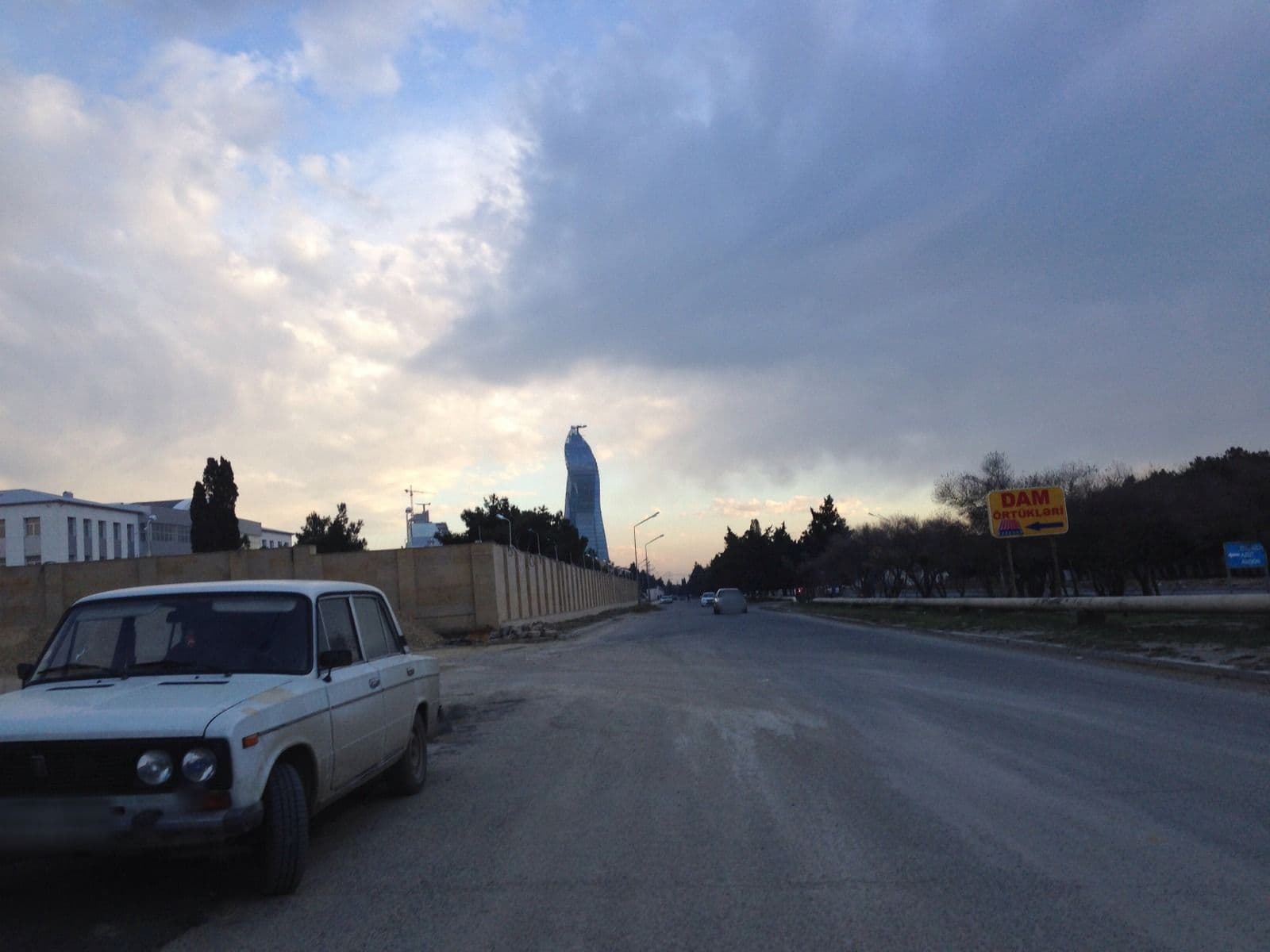 Street view near Caspian Business Hotel \ Bakmil, Baku — © geomapper69 (CC BY-SA · Mapillary)