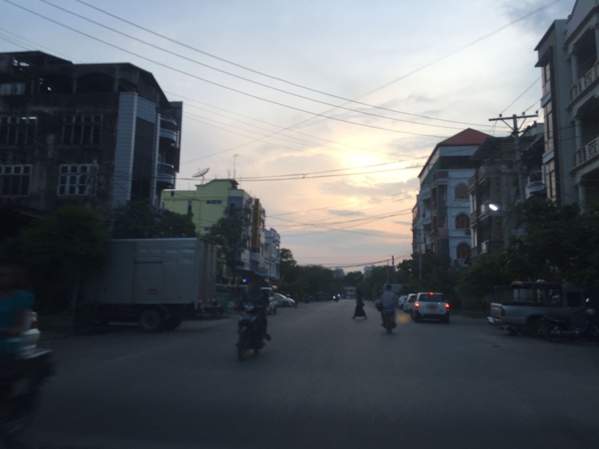 Street view near Smart Hotel, Mandalay