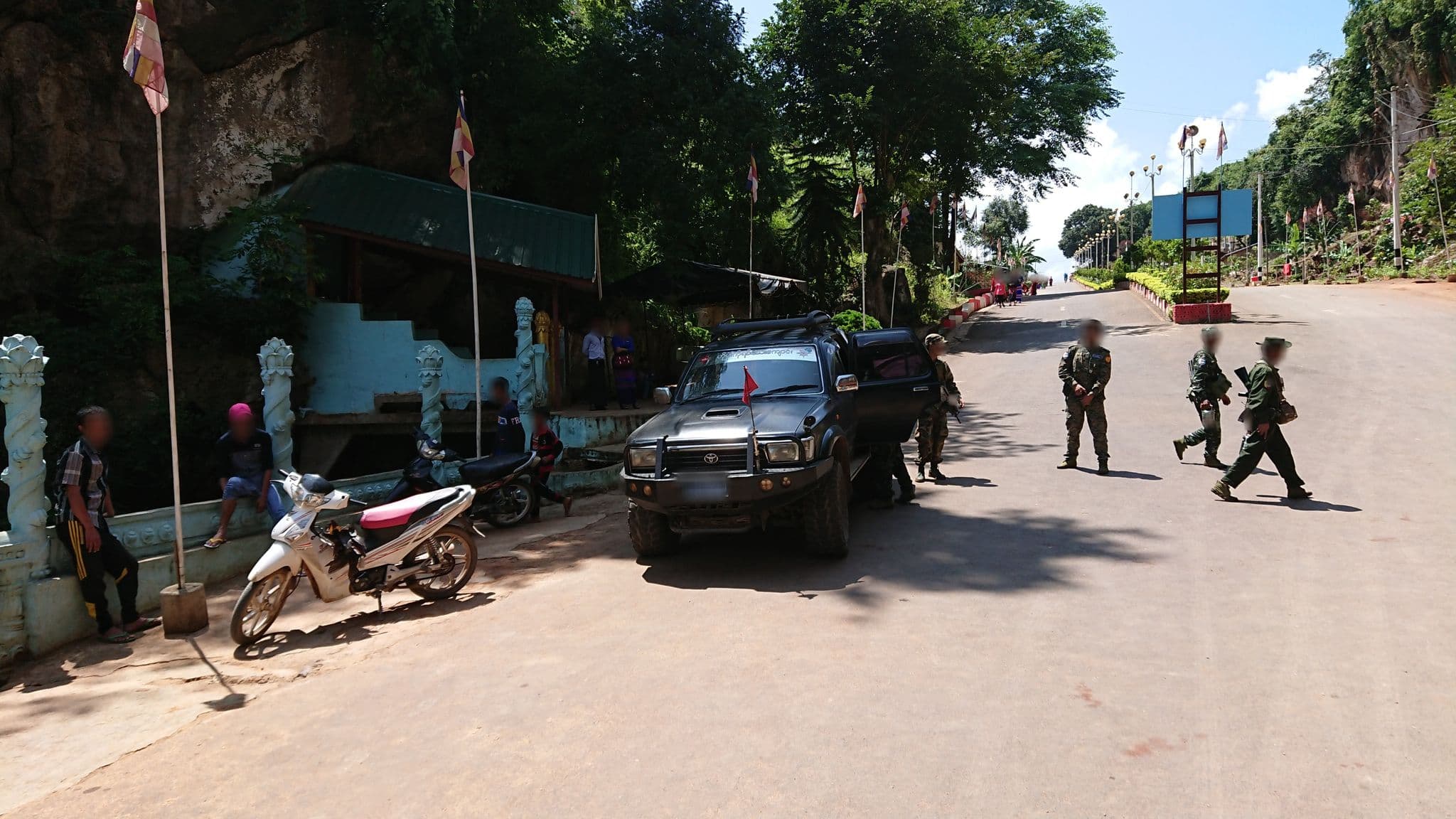 Street view near Htang San Cave, Taunggyi — © thohi (CC BY-SA · Mapillary)