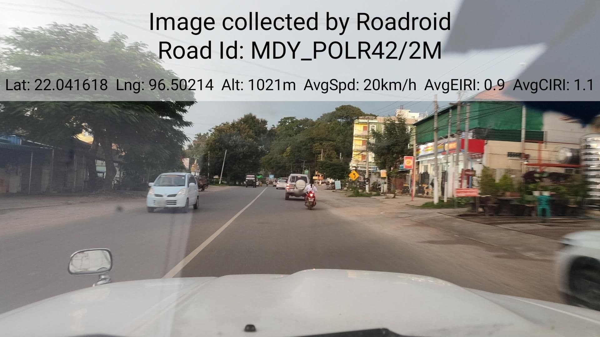 Street view near Shwe Htet Motel, Pyin Oo Lwin — © roadroid (CC BY-SA · Mapillary)