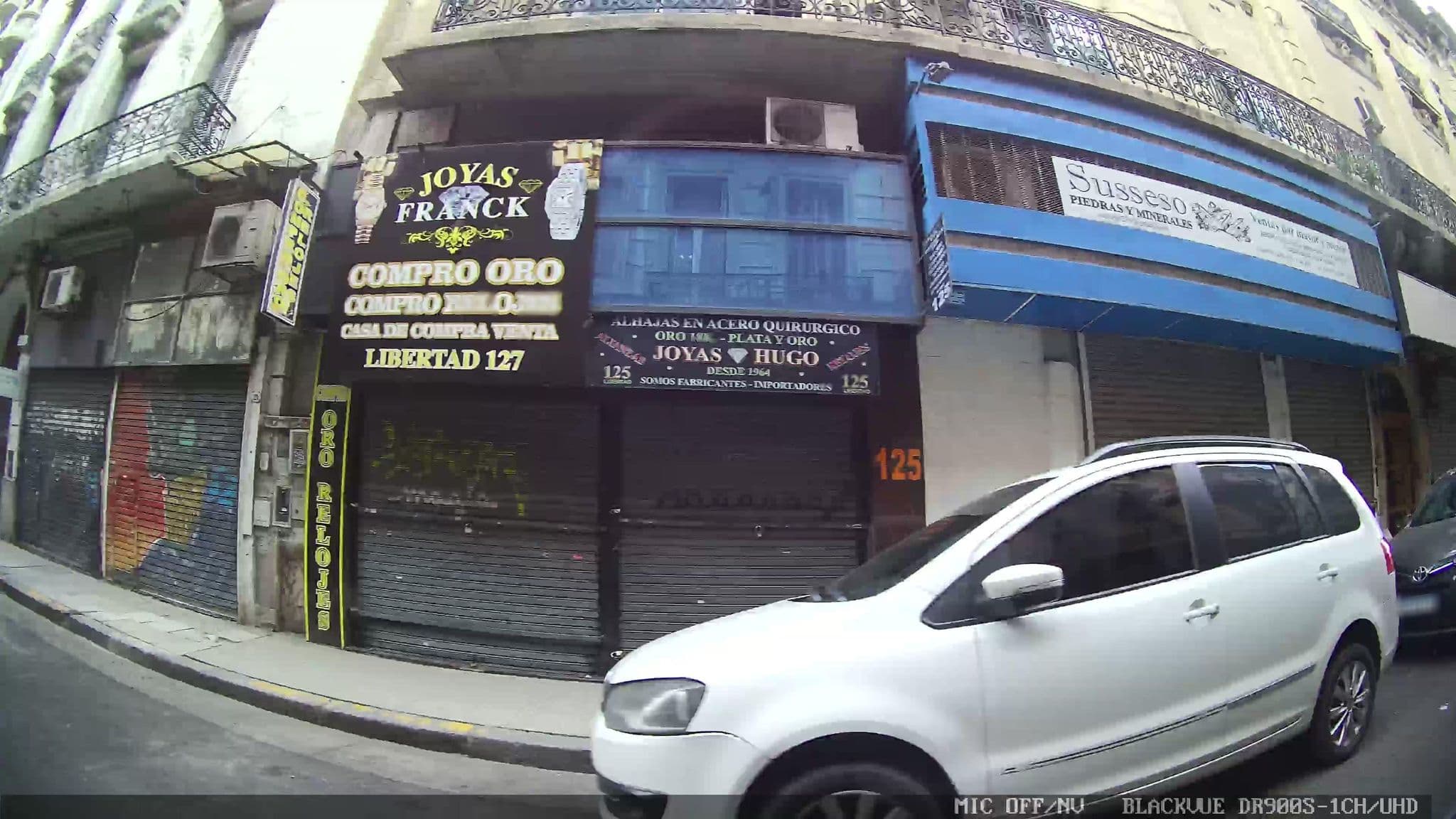 Street view near Hotel Majestic, Buenos Aires