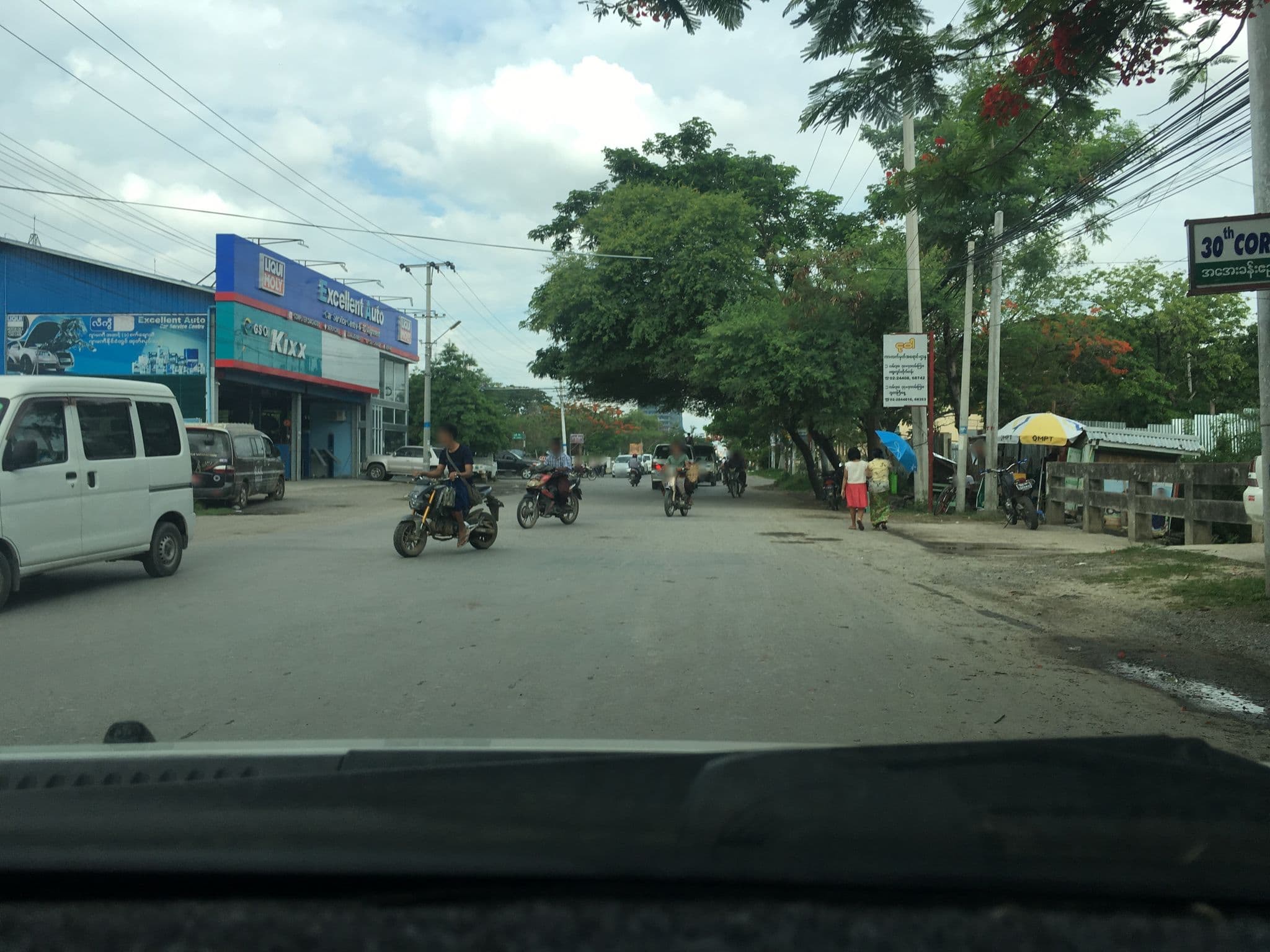 Street view near Guset House, Mandalay