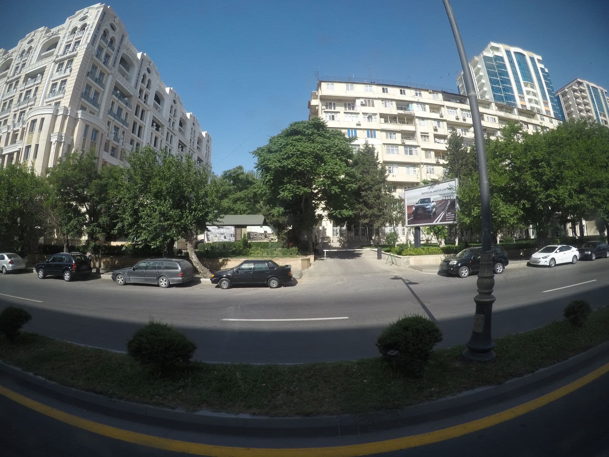 Street view near Hyatt Regency Baku, Khojasan — © westbam (CC BY-SA · Mapillary)