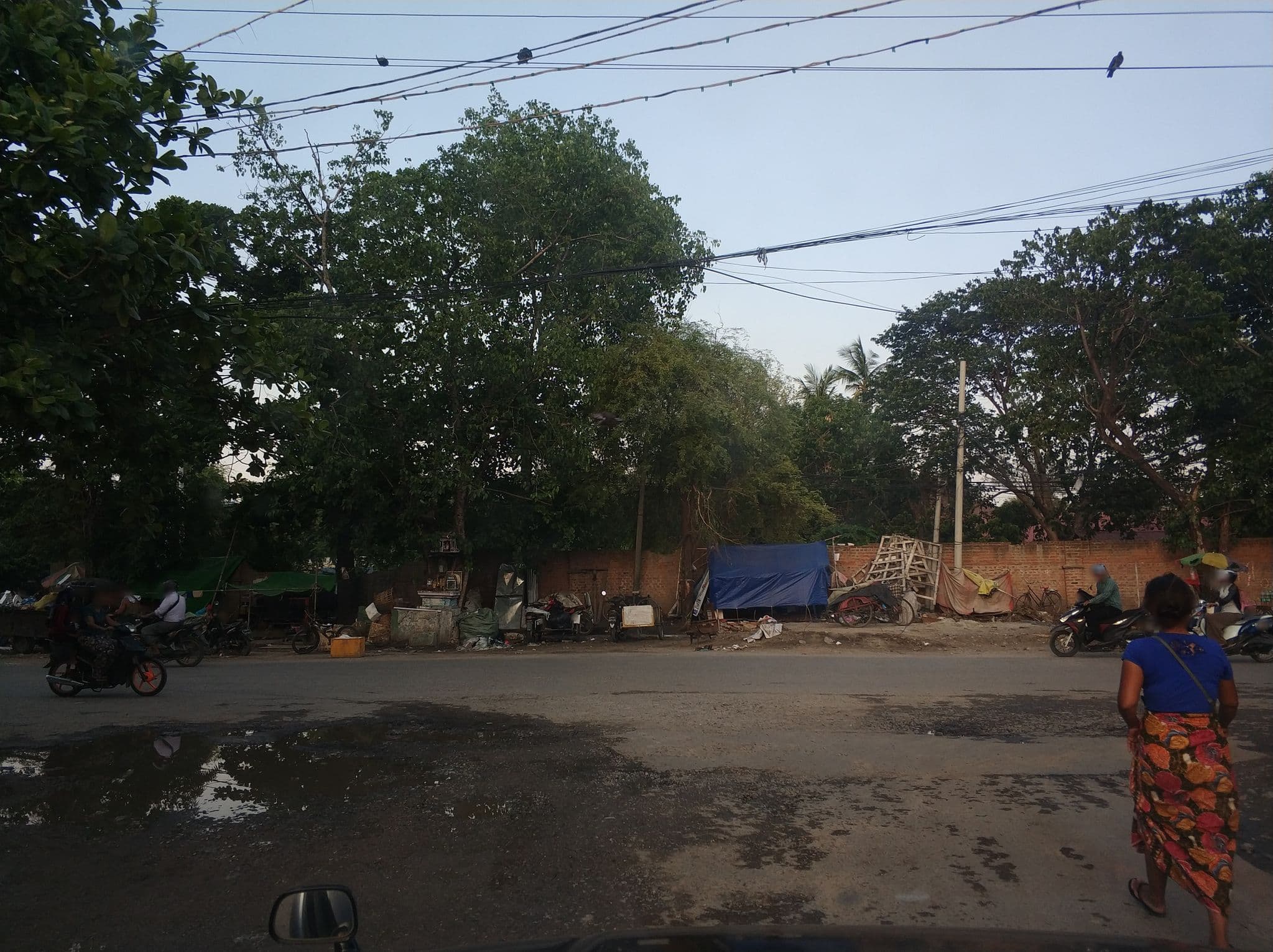 Street view near Moon Light Hotel, Mandalay
