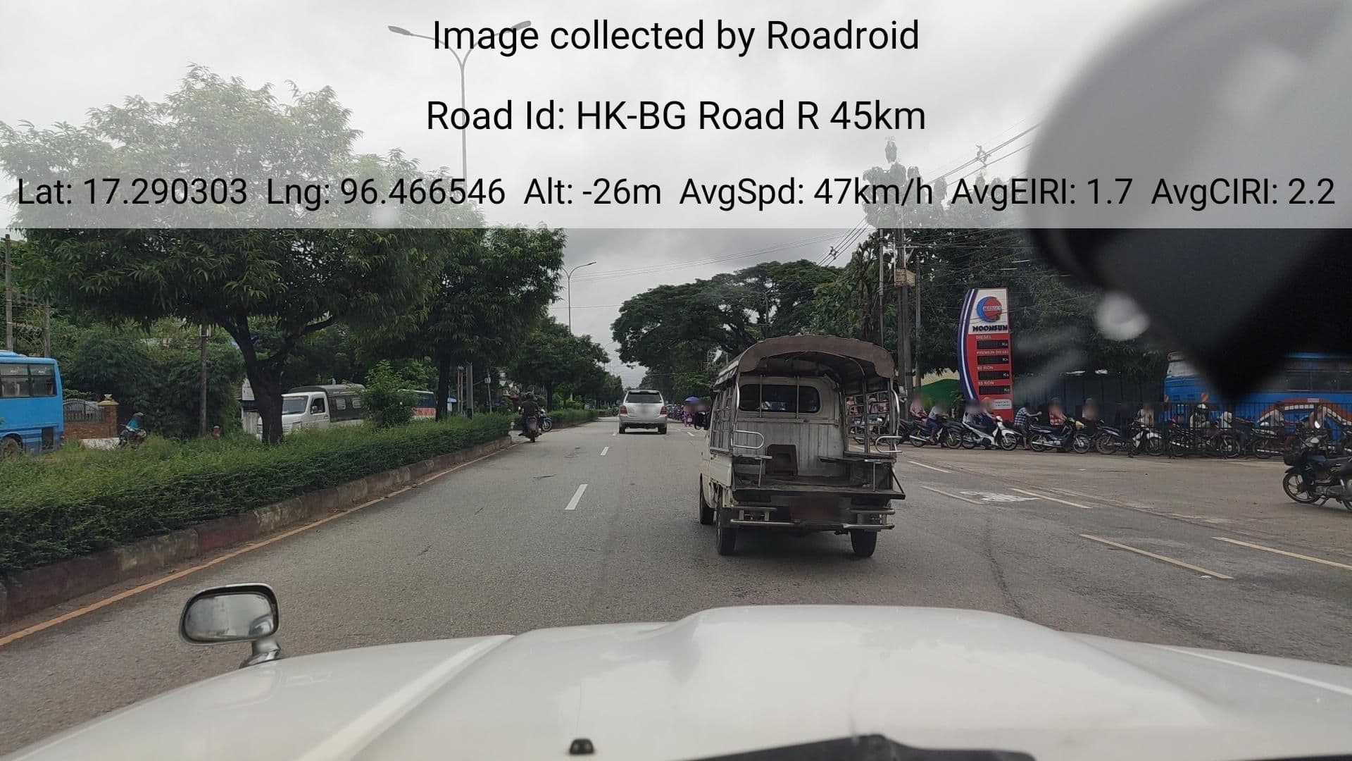Street view near Aung Thu Kha, Bago — © roadroid (CC BY-SA · Mapillary)