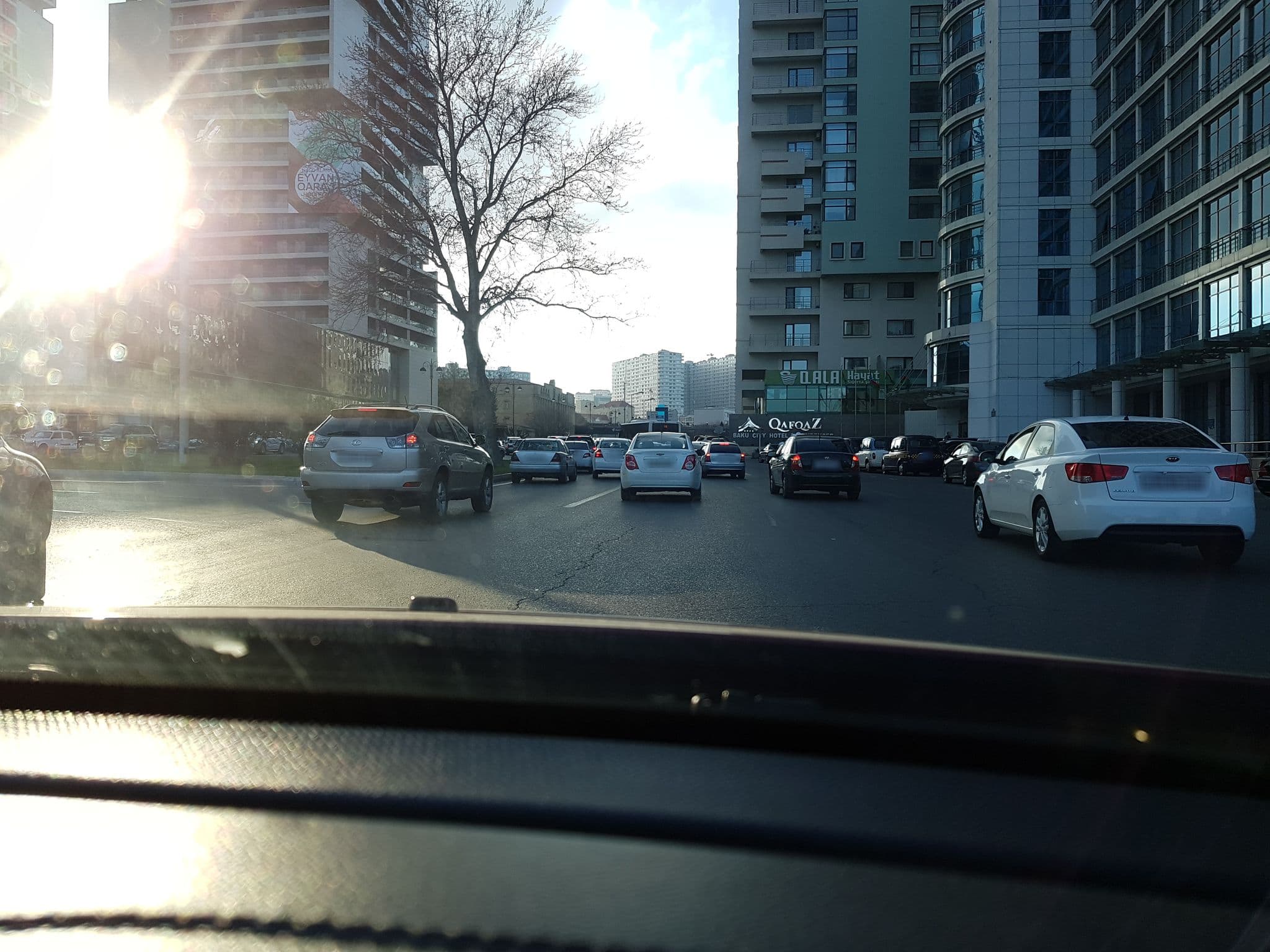 Street view near Qafqaz Baku City Hotel & Residences, Khojasan — © thecountn (CC BY-SA · Mapillary)