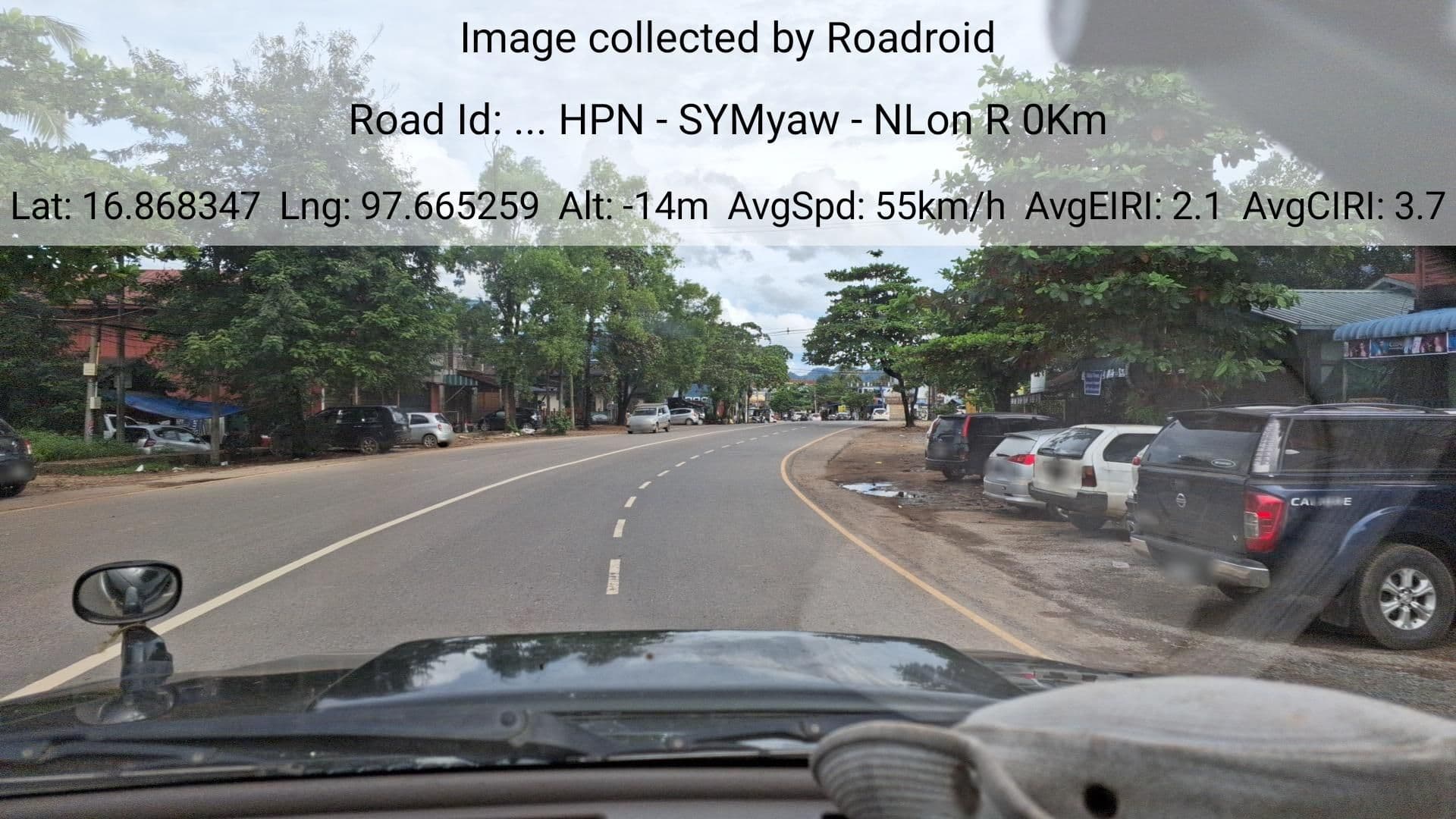Street view near The Grace Hotel Hpa-an, Hpa-An — © roadroid (CC BY-SA · Mapillary)