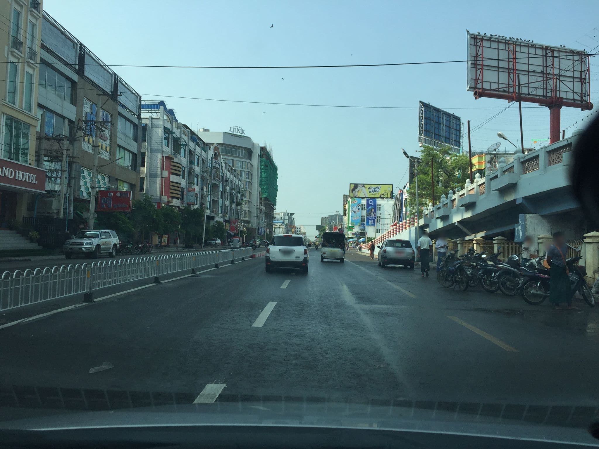 Street view near Oway Grand Hotel, Mandalay