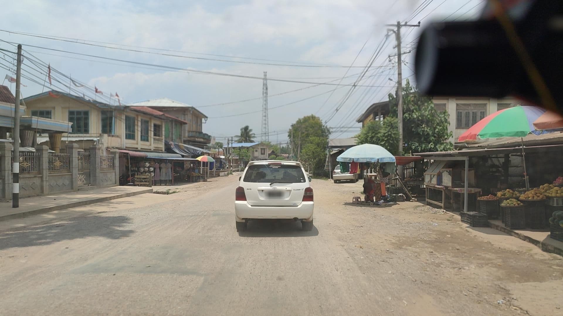 Street view near Shwe Nagar Guest House, Kyaukme — © roadroid (CC BY-SA · Mapillary)