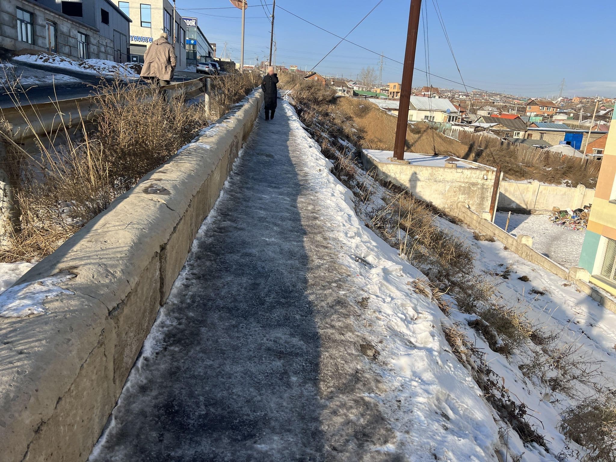 Street view near Garage Hostel, Ulan Bator