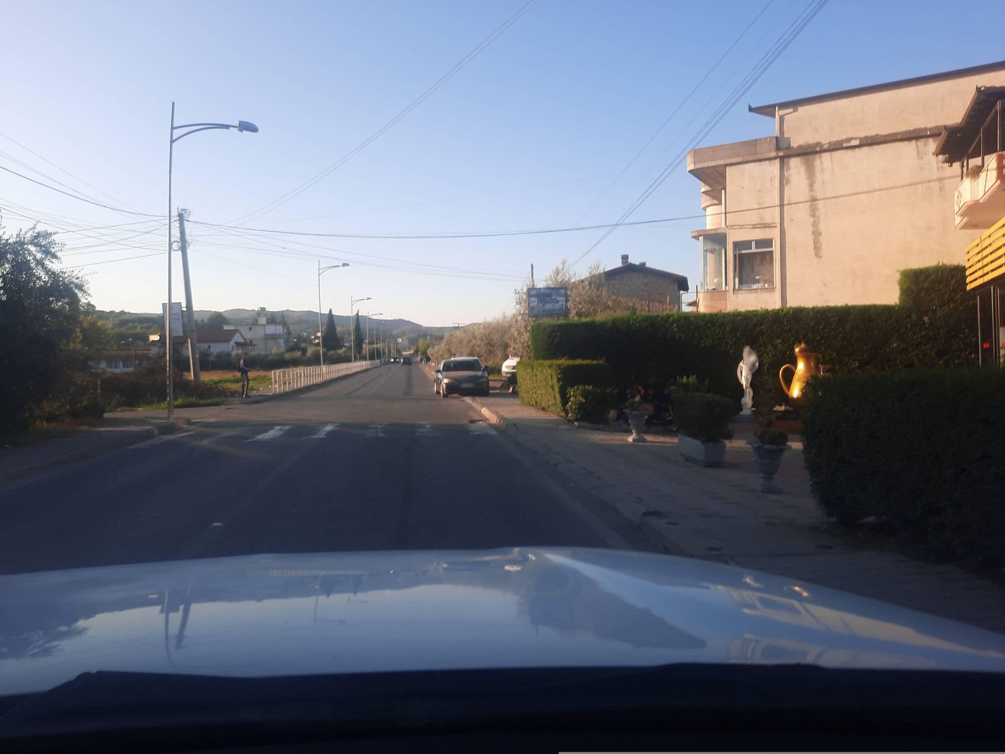 Street view near Benzine Bar Restoran Hotel, Elbasan — © Adriatik (CC BY-SA · Mapillary)