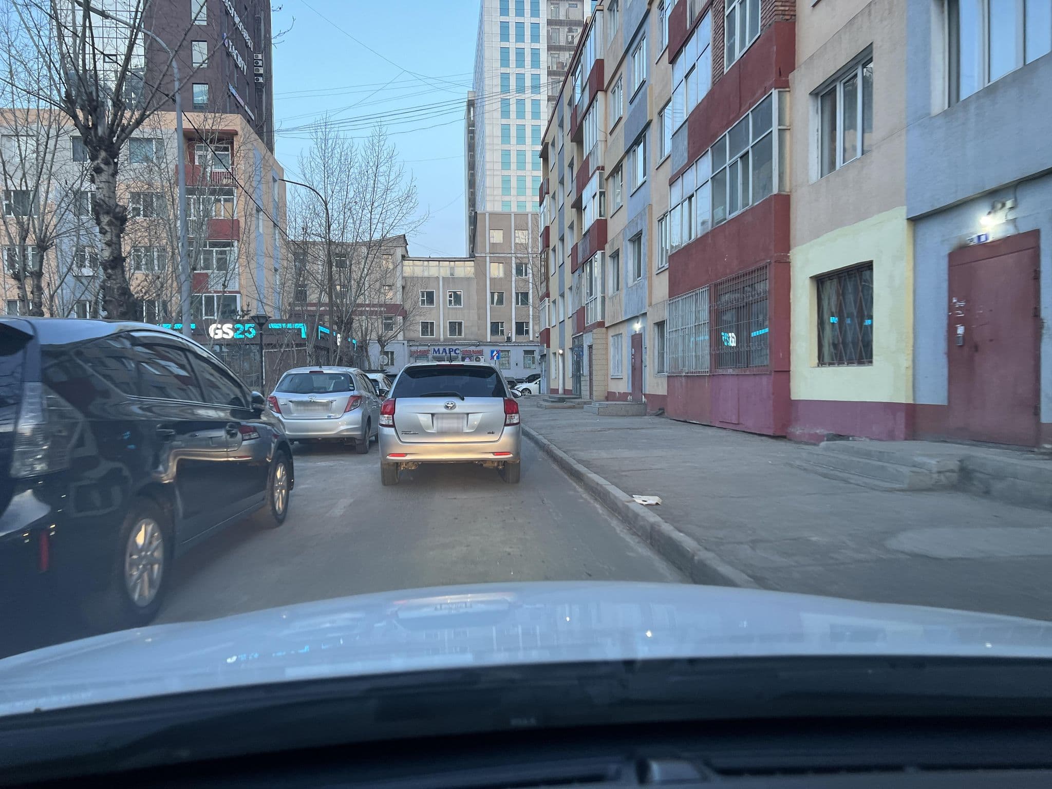 Street view near City, Ulan Bator