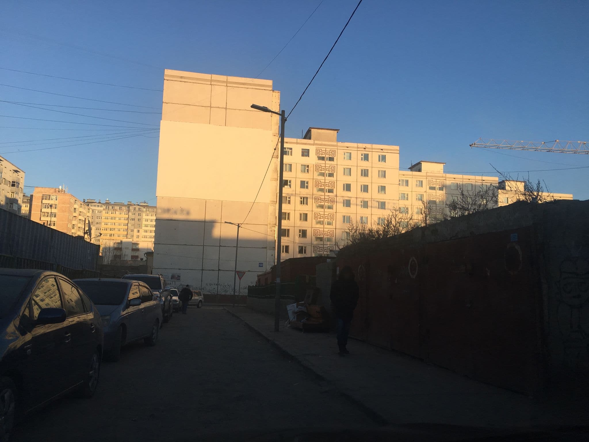 Street view near Ayanchin Hotel, Ulan Bator