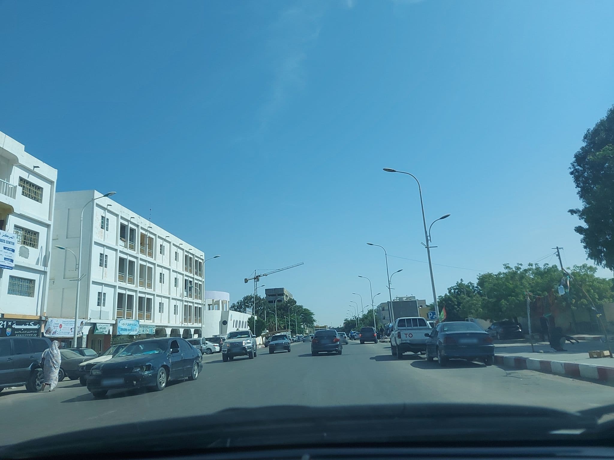 Street view near El-Berak البرك, Nouakchott — © abdicheine (CC BY-SA · Mapillary)