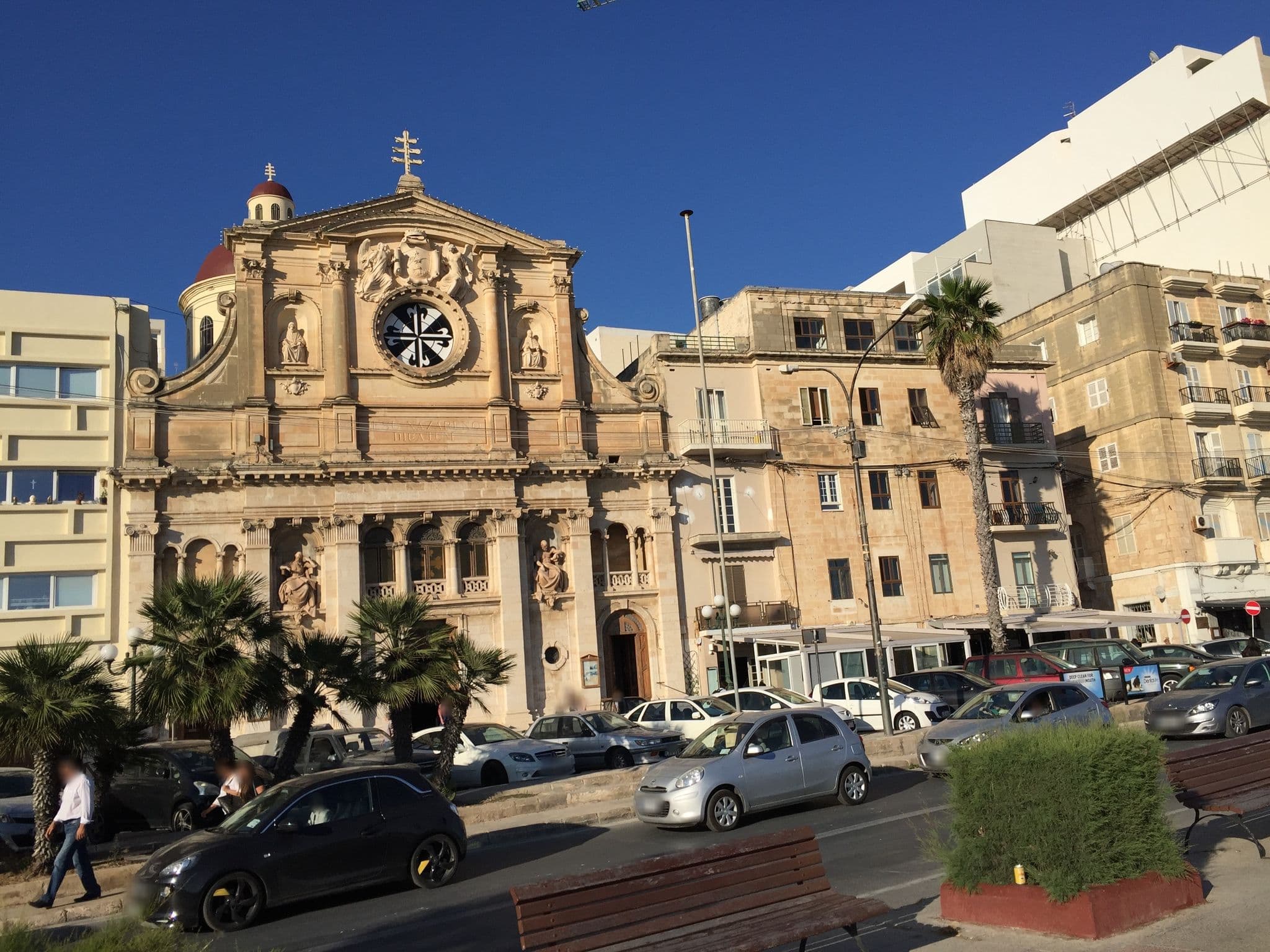 Street view near Sliema Marina Hotel, Sliema — © richlv (CC BY-SA · Mapillary)