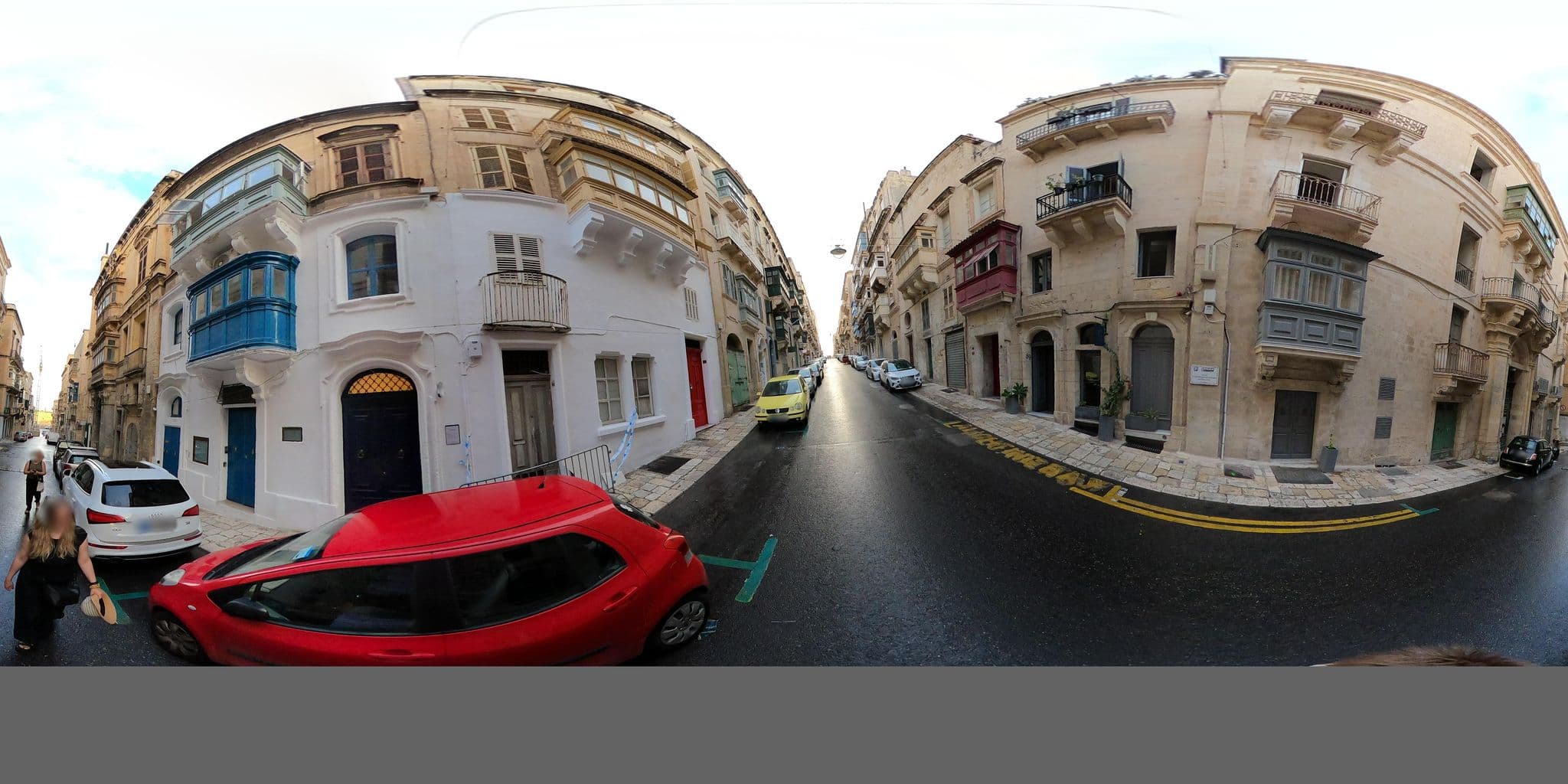 Street view near The Coleridge Boutique Hotel, Valletta — © richlv (CC BY-SA · Mapillary)
