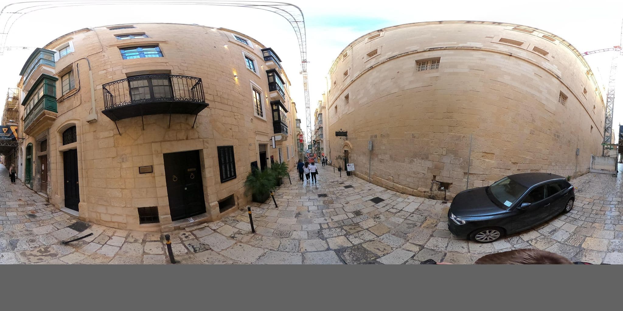 Street view near The Barrister Hotel, Valletta — © richlv (CC BY-SA · Mapillary)
