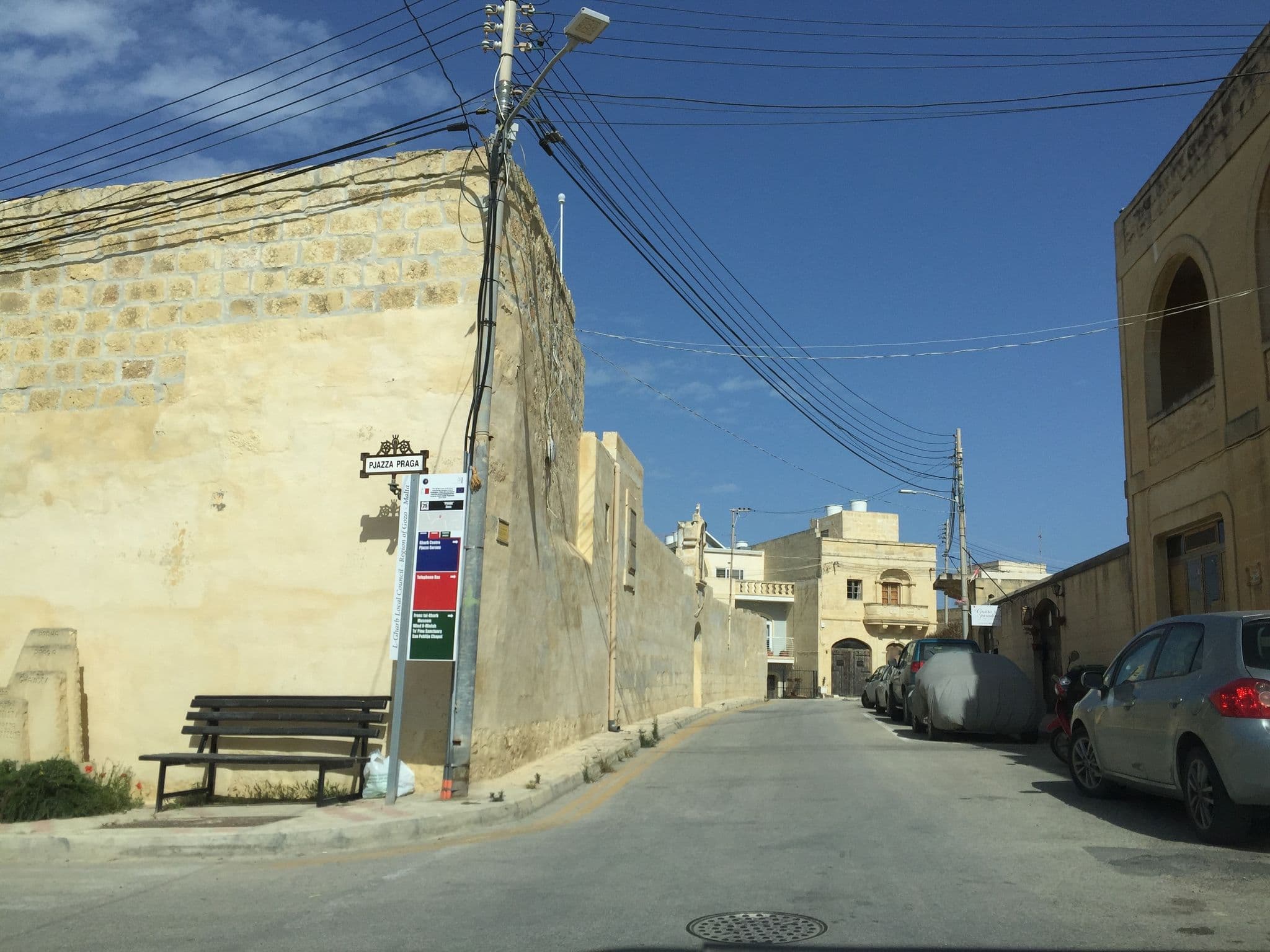 Street view near Grotto's Paradise B&B, Għarb — © richlv (CC BY-SA · Mapillary)