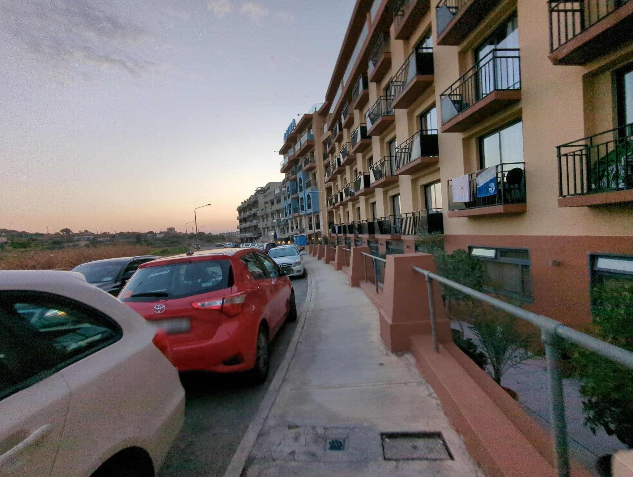 Street view near Luna Holiday Complex, Mellieħa — © ente (CC BY-SA · Mapillary)