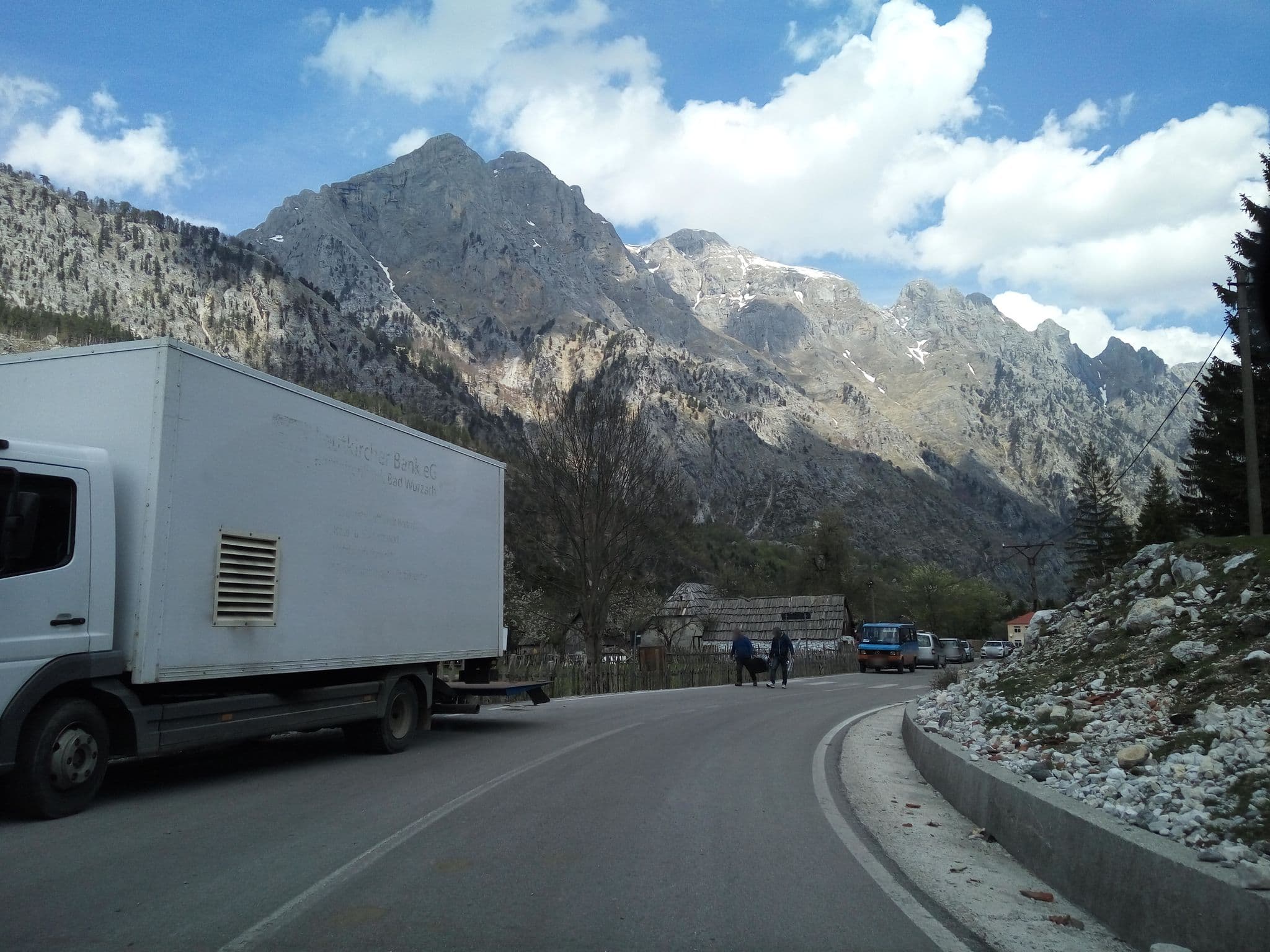 Street view near Guesthouse Perparimi, Bajram Curri