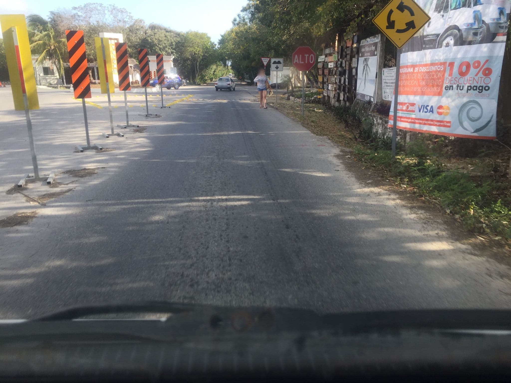 Street view near Adonis, Tulum