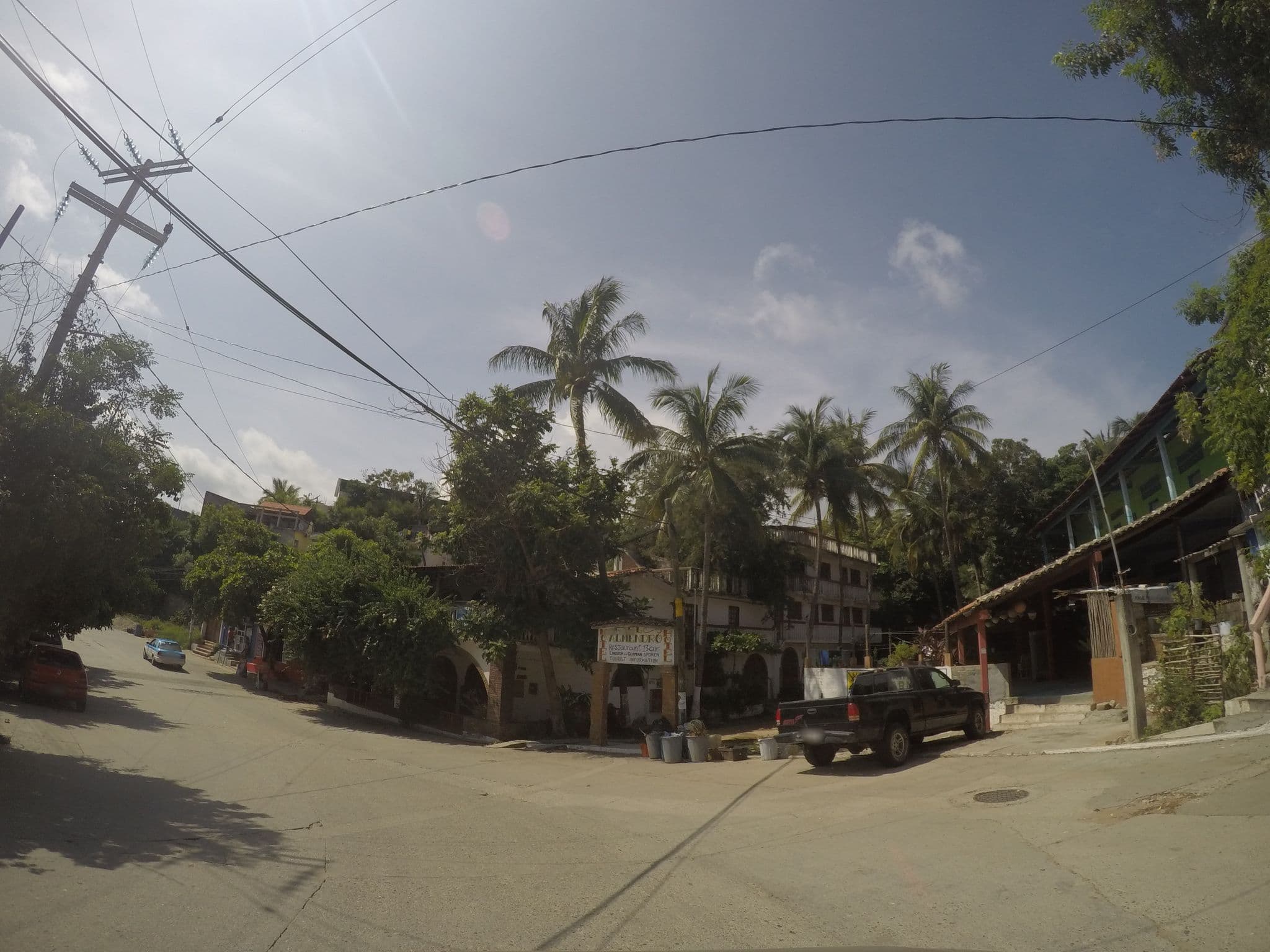 Street view near Villa Florencia, Puerto Ángel — © t0mmy (CC BY-SA · Mapillary)