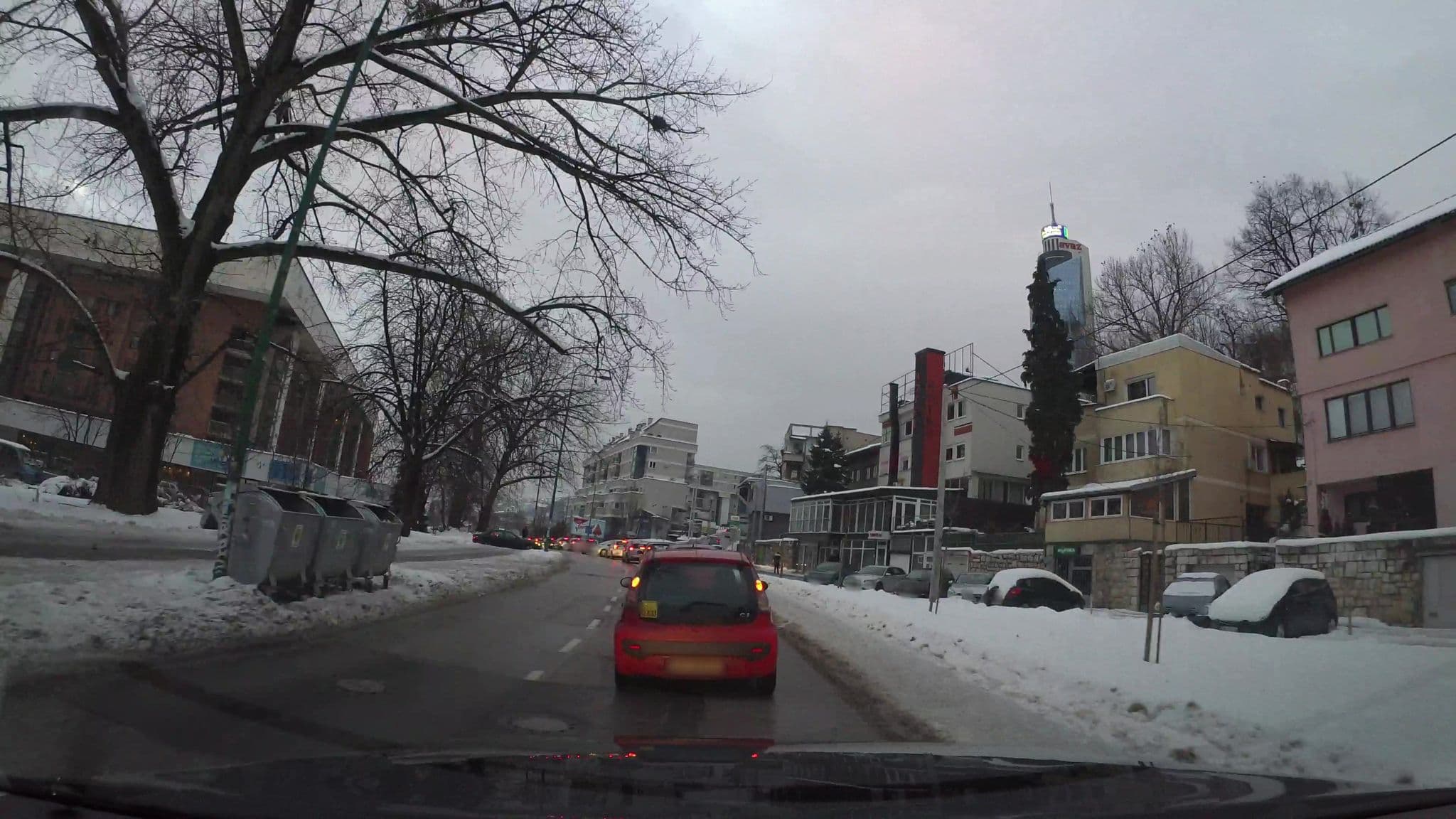 Street view near Hotel Union, Kobilja Glava