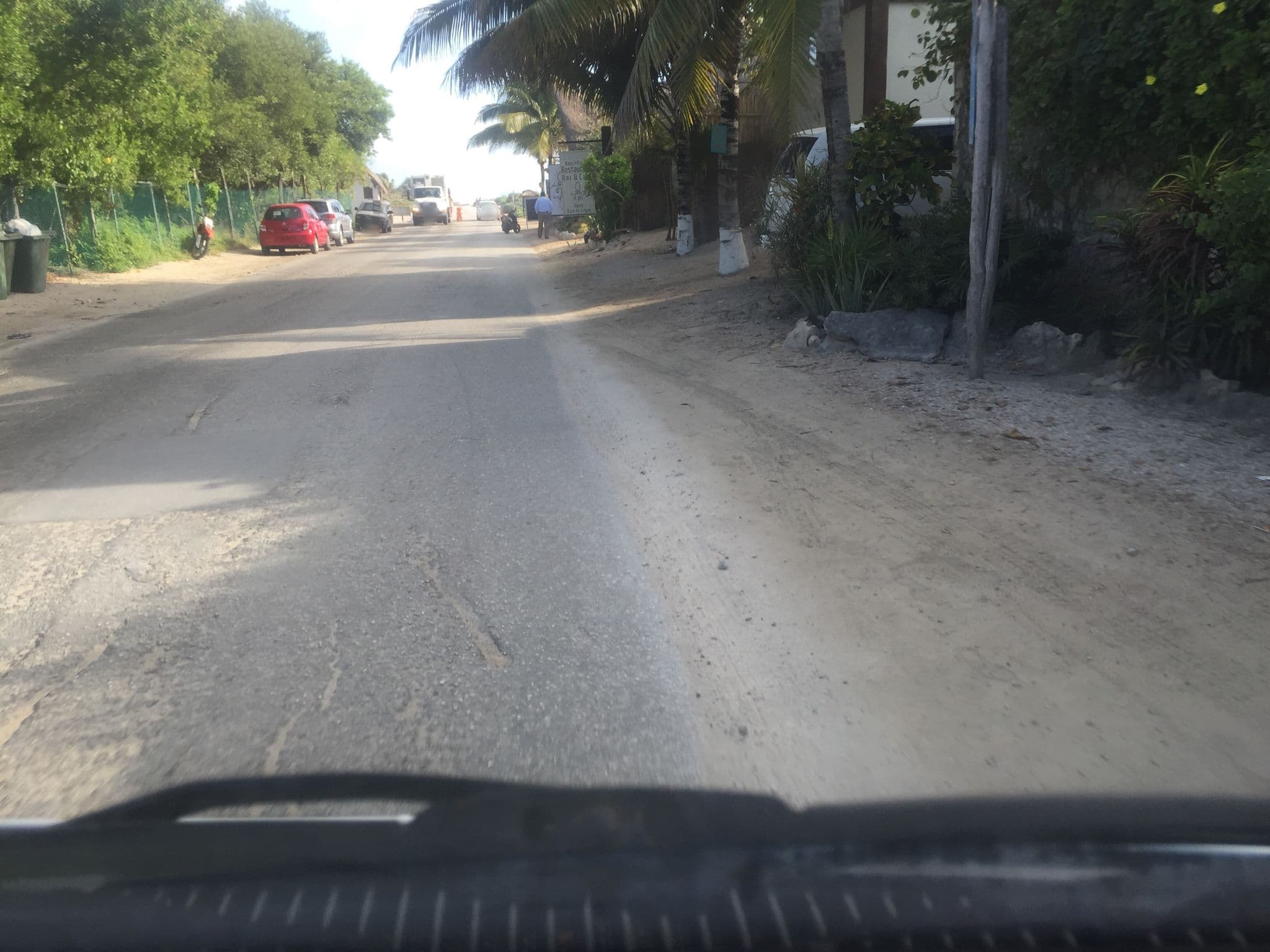 Street view near El Pez, Tulum