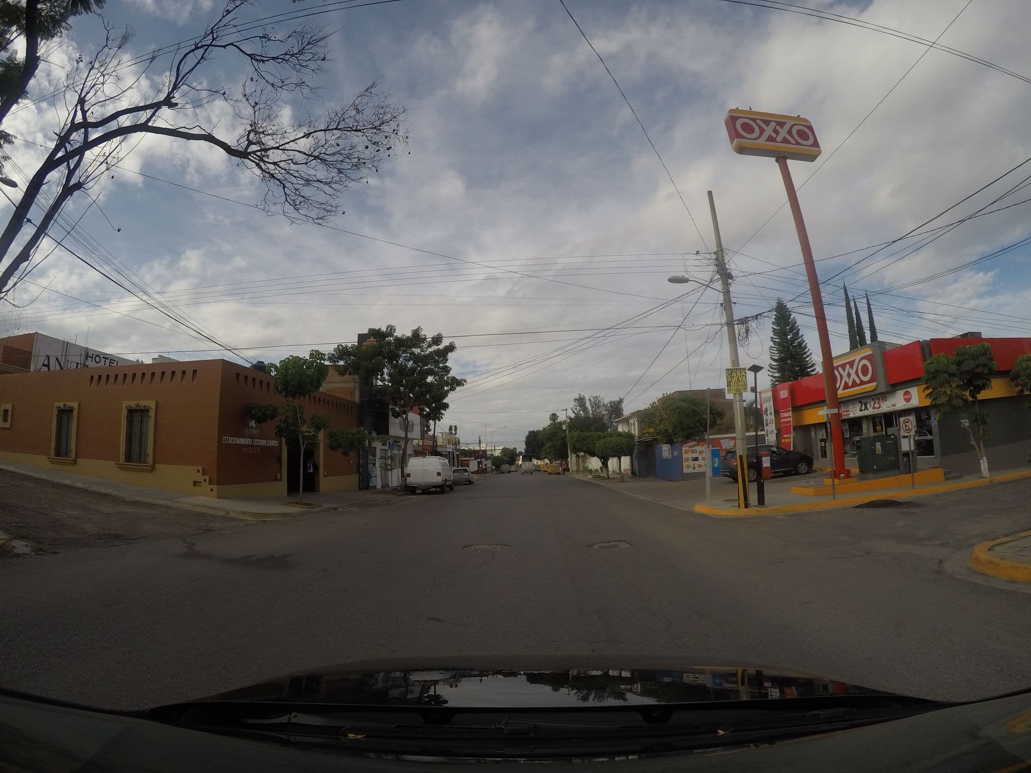 Street view near Anturium, Oaxaca