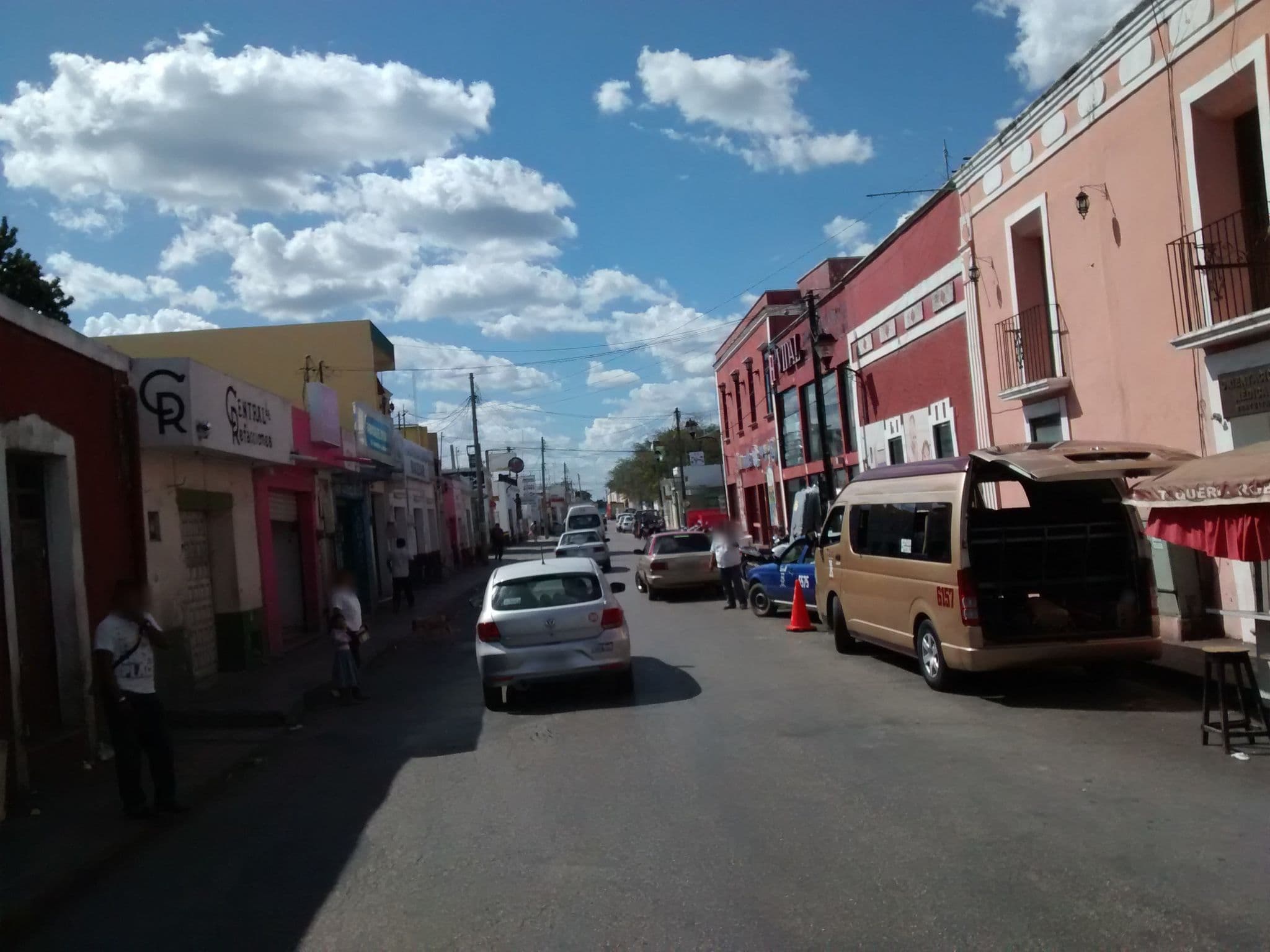 Street view near Hotel "Valladolid", Valladolid