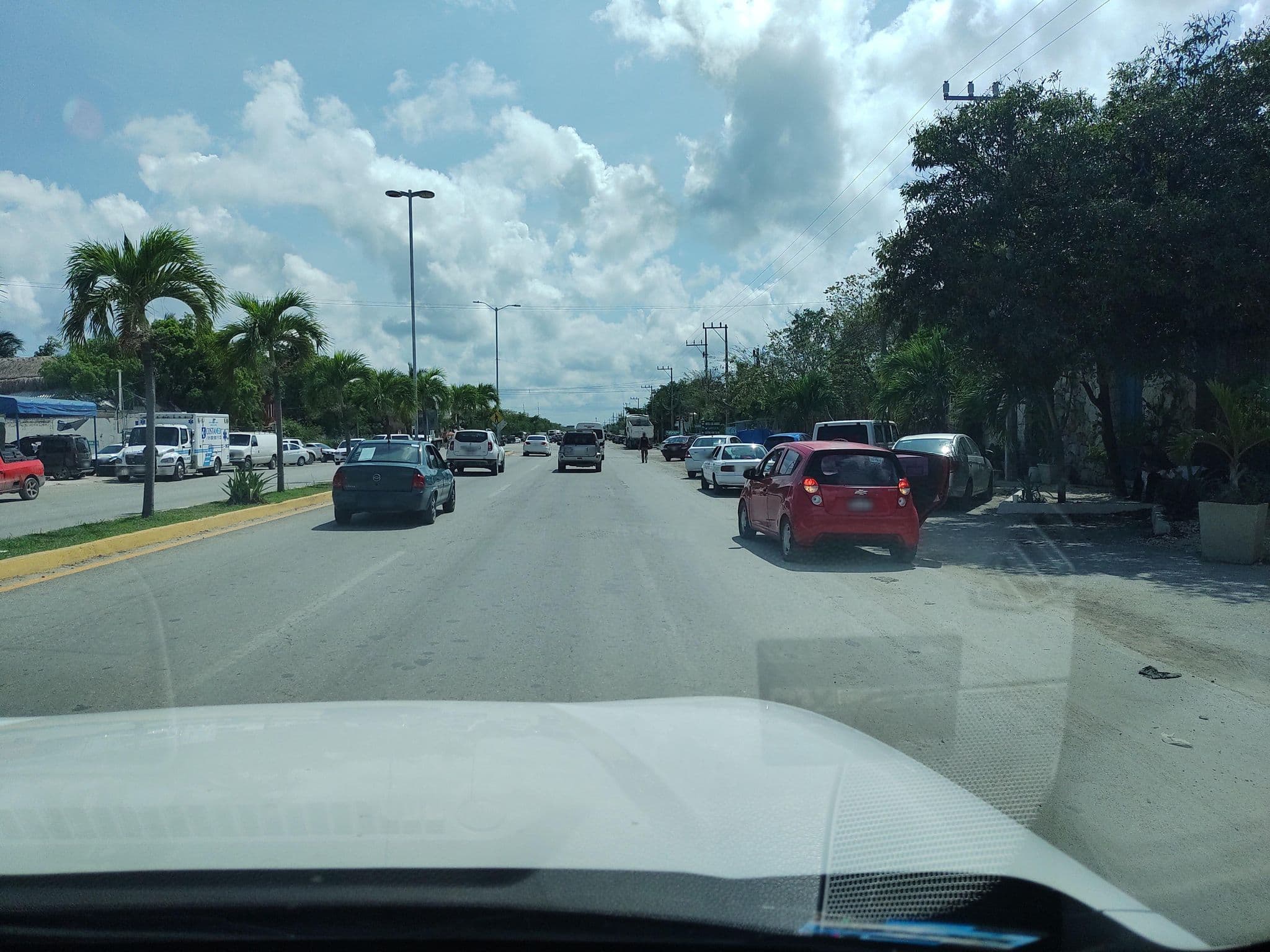 Street view near Hotel Marites, Tulum