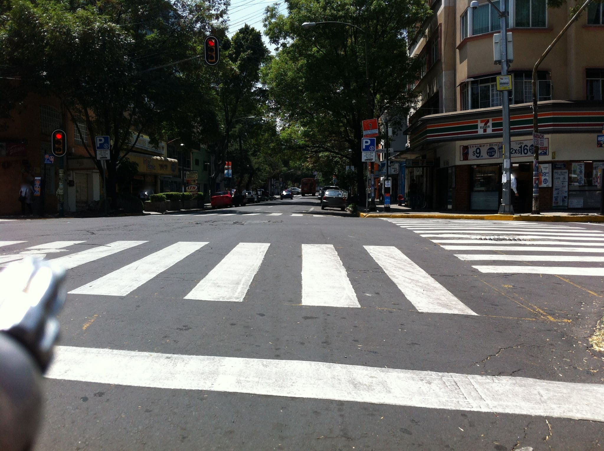 Street view near Hotel Puebla, Cuauhtémoc — © lavadero (CC BY-SA · Mapillary)