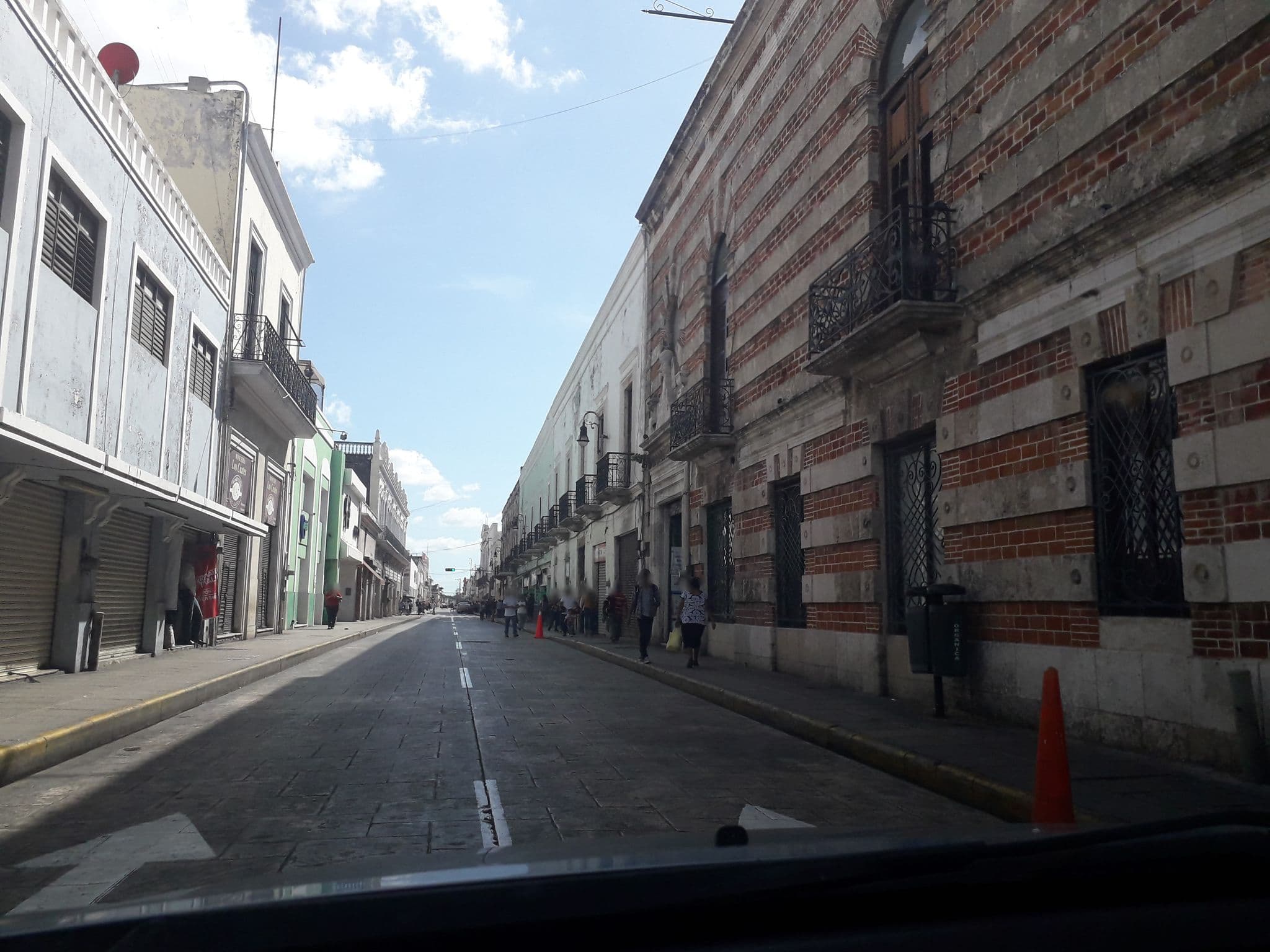 Street view near Zócalo, Mérida