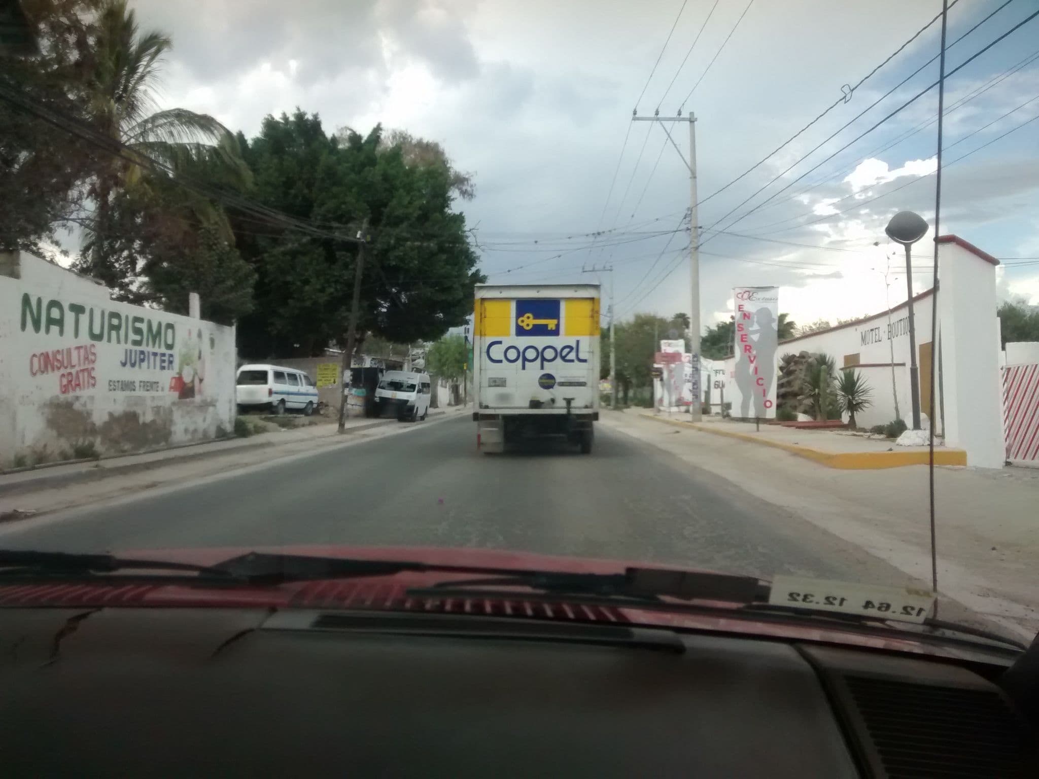 Street view near Motel Atardecer, Tehuacán — © jrle77 (CC BY-SA · Mapillary)