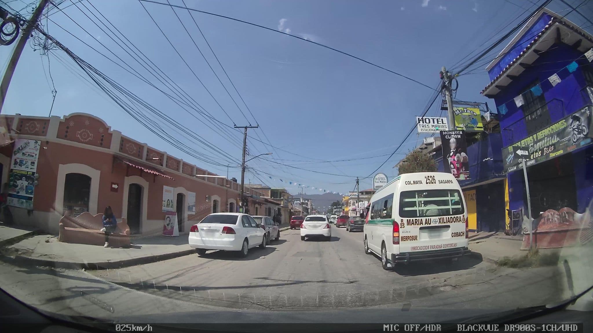 Street view near Hotel Tres Marías, San Cristóbal de las Casas