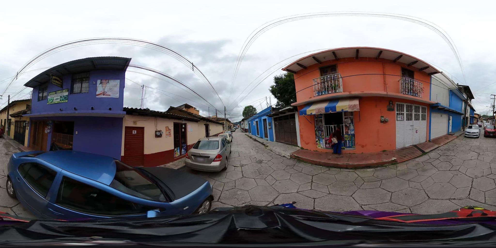 Street view near Hotel San Miguel, San Cristóbal de las Casas — © nicovargas (CC BY-SA · Mapillary)