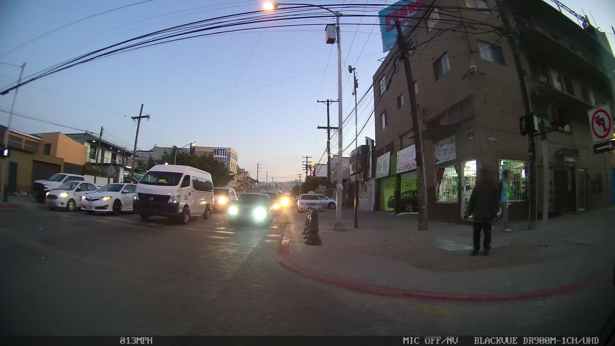 Street view near Veracruz Hotel, Tijuana — © kaart_2 (CC BY-SA · Mapillary)