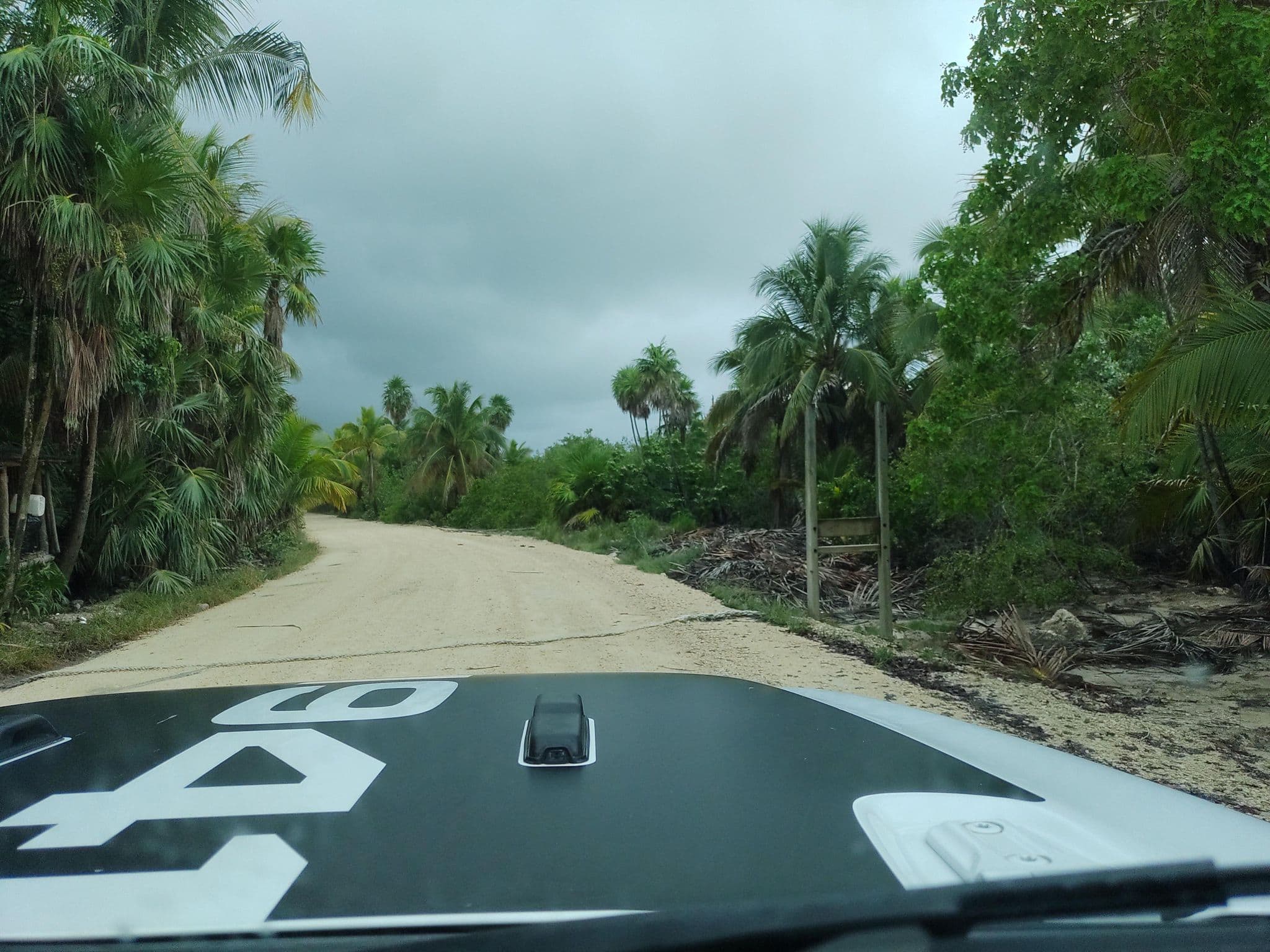 Street view near Casa Yakunah, Tulum