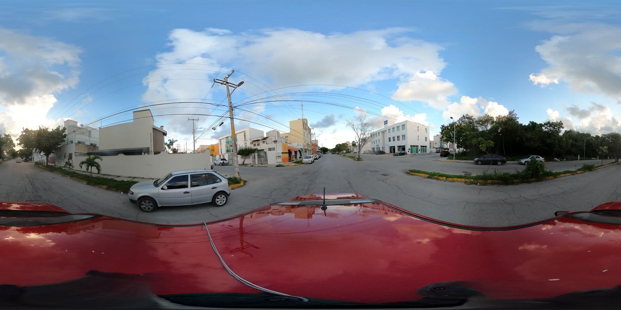 Street view near Casa Libélula, Cancún — © innerpace360 (CC BY-SA · Mapillary)