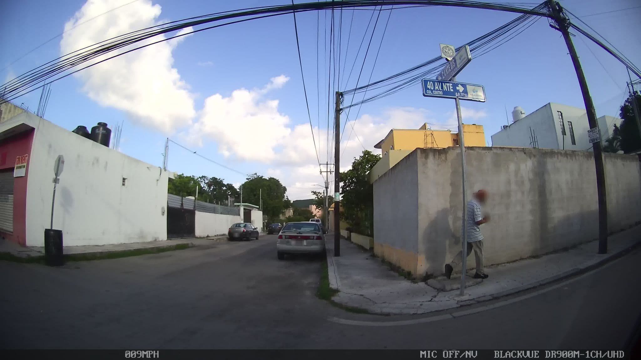 Street view near Casa Cactus, Playa del Carmen