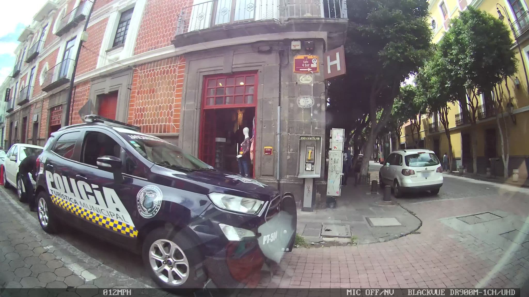 Street view near Hotel Boutique Casa de la Palma, Puebla — © kaart_4 (CC BY-SA · Mapillary)
