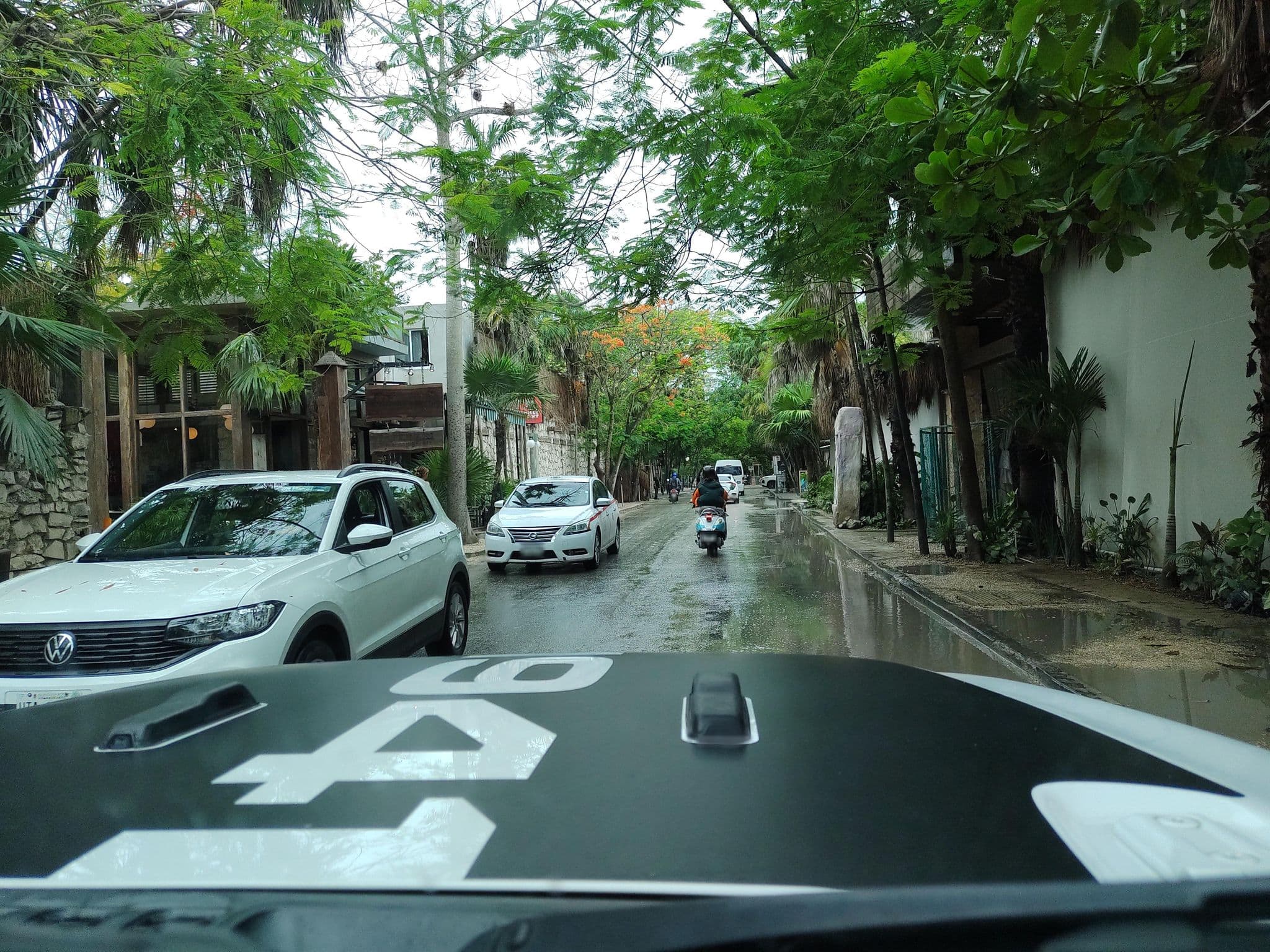 Street view near Bambu Gran Palas Hostel, Tulum — © mapeadora (CC BY-SA · Mapillary)