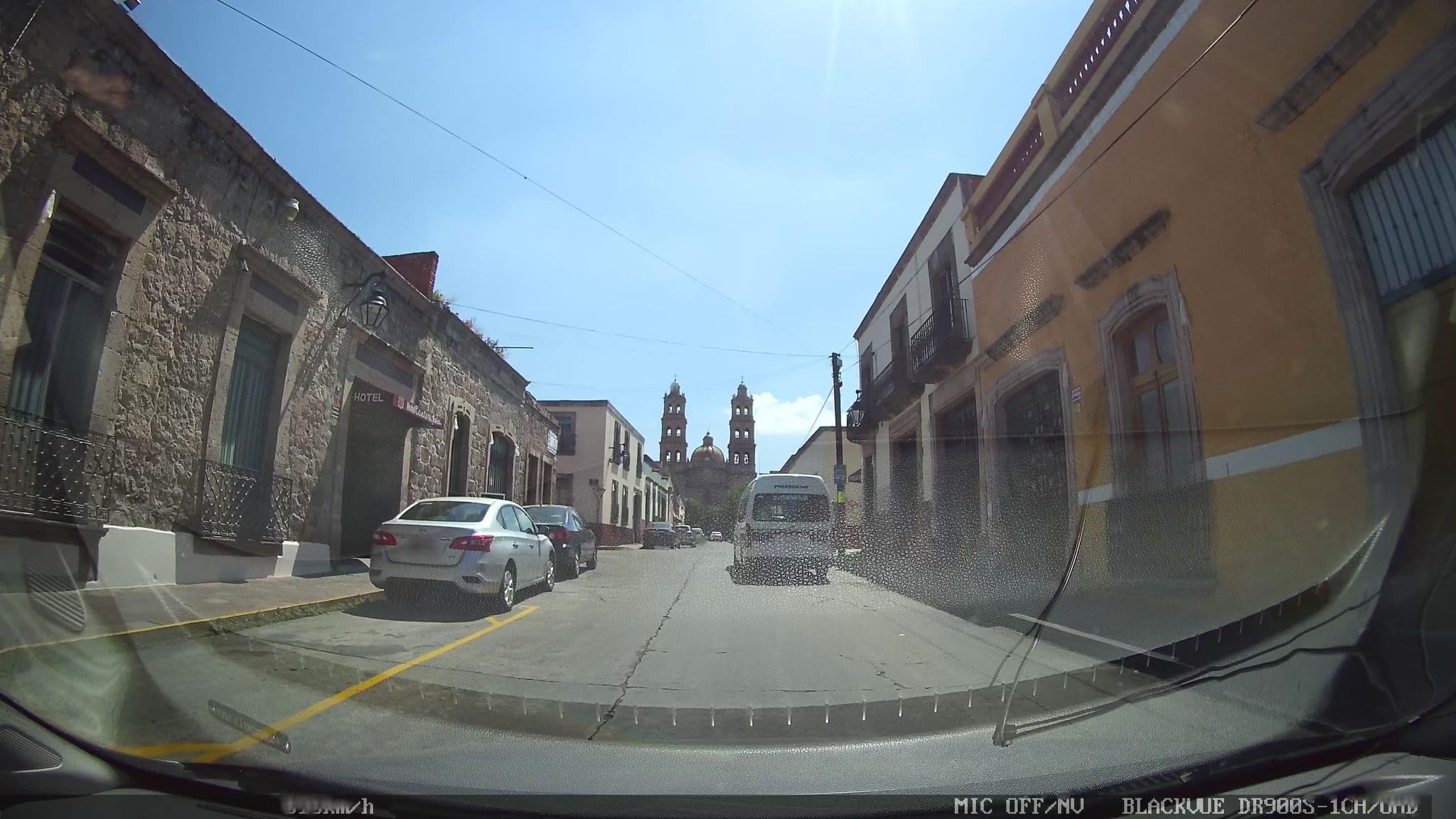 Street view near Hotel Cantera Rosa, Morelia — © nicovargas (CC BY-SA · Mapillary)